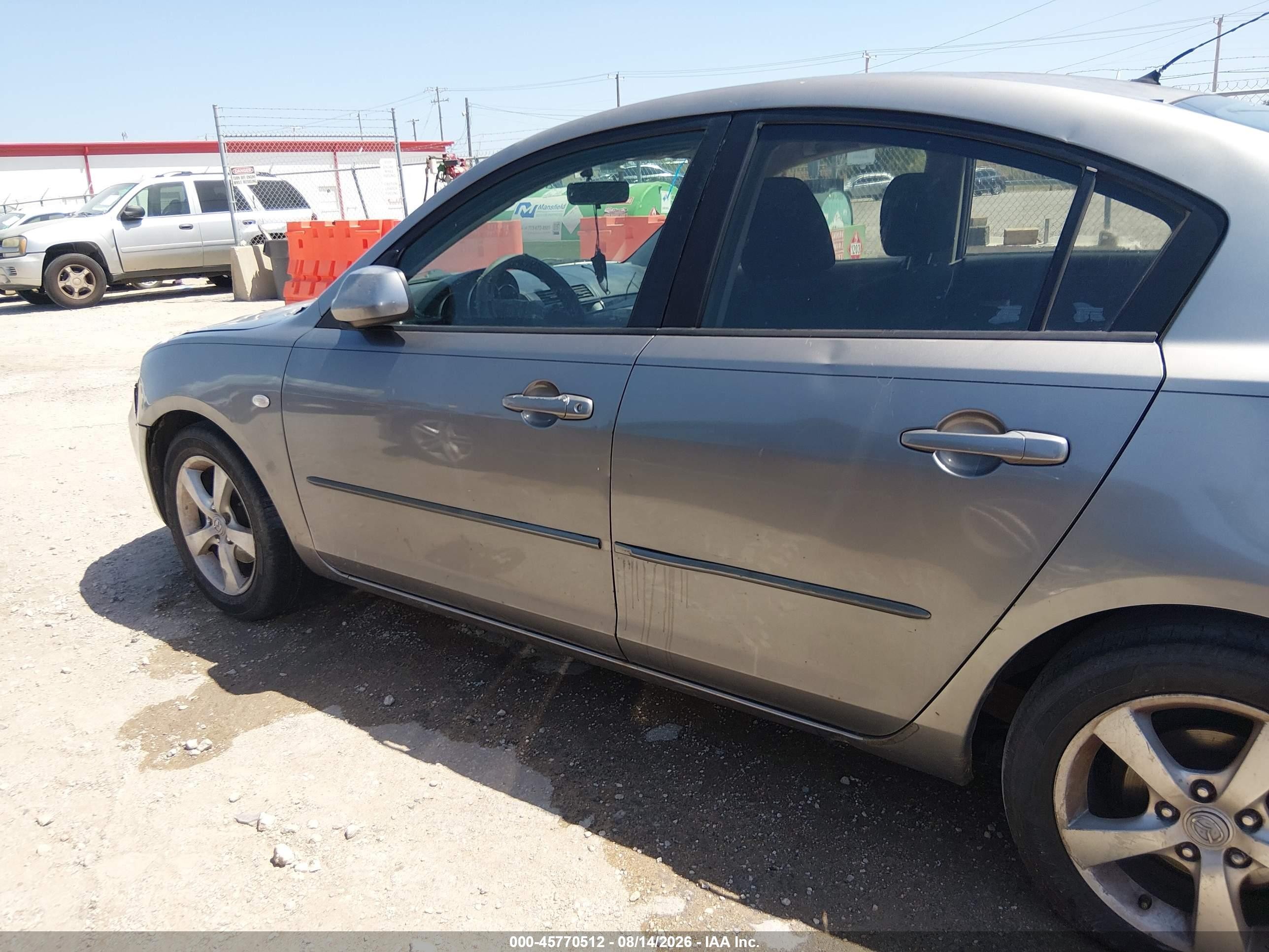 2006 Mazda Mazda3 I Touring Gray vin: JM1BK12F461501115