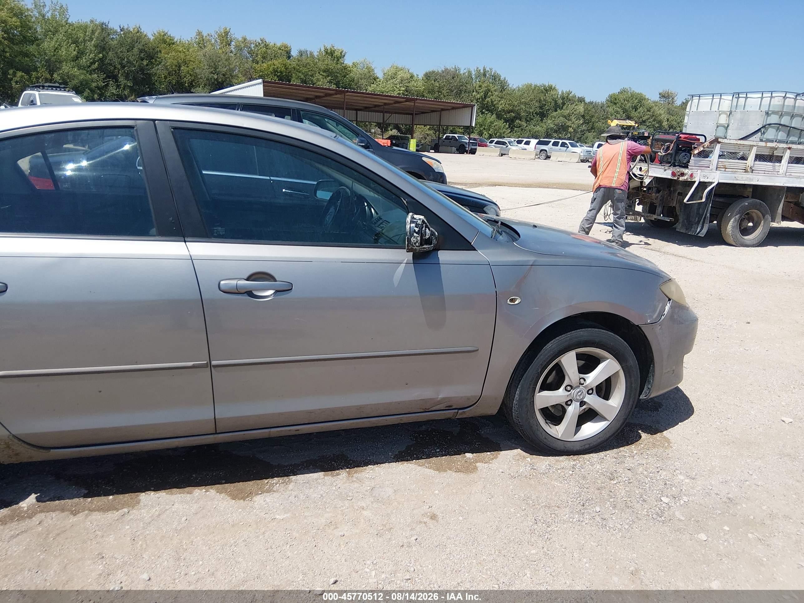 2006 Mazda Mazda3 I Touring Gray vin: JM1BK12F461501115
