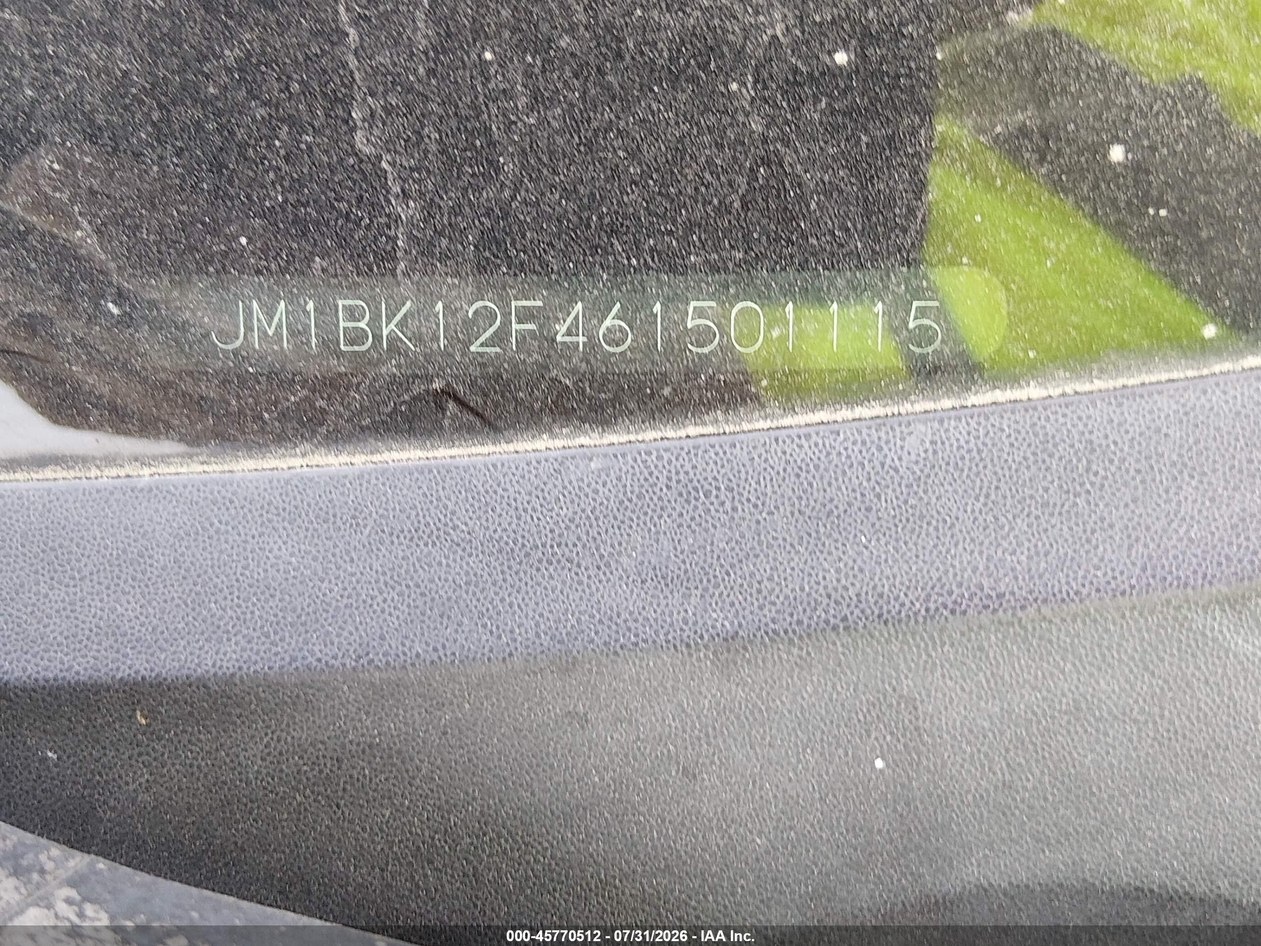 2006 Mazda Mazda3 I Touring Gray vin: JM1BK12F461501115