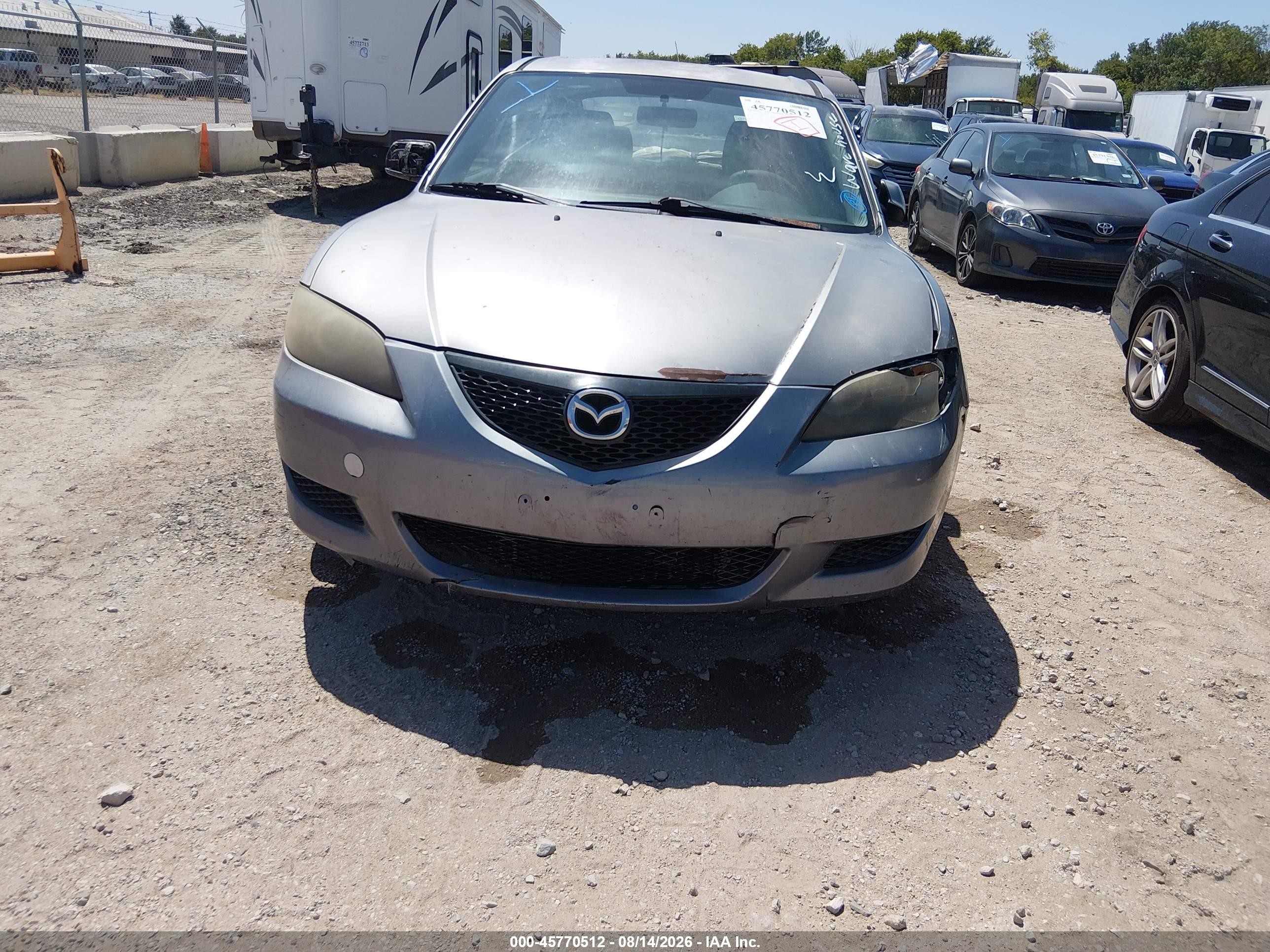 2006 Mazda Mazda3 I Touring Gray vin: JM1BK12F461501115