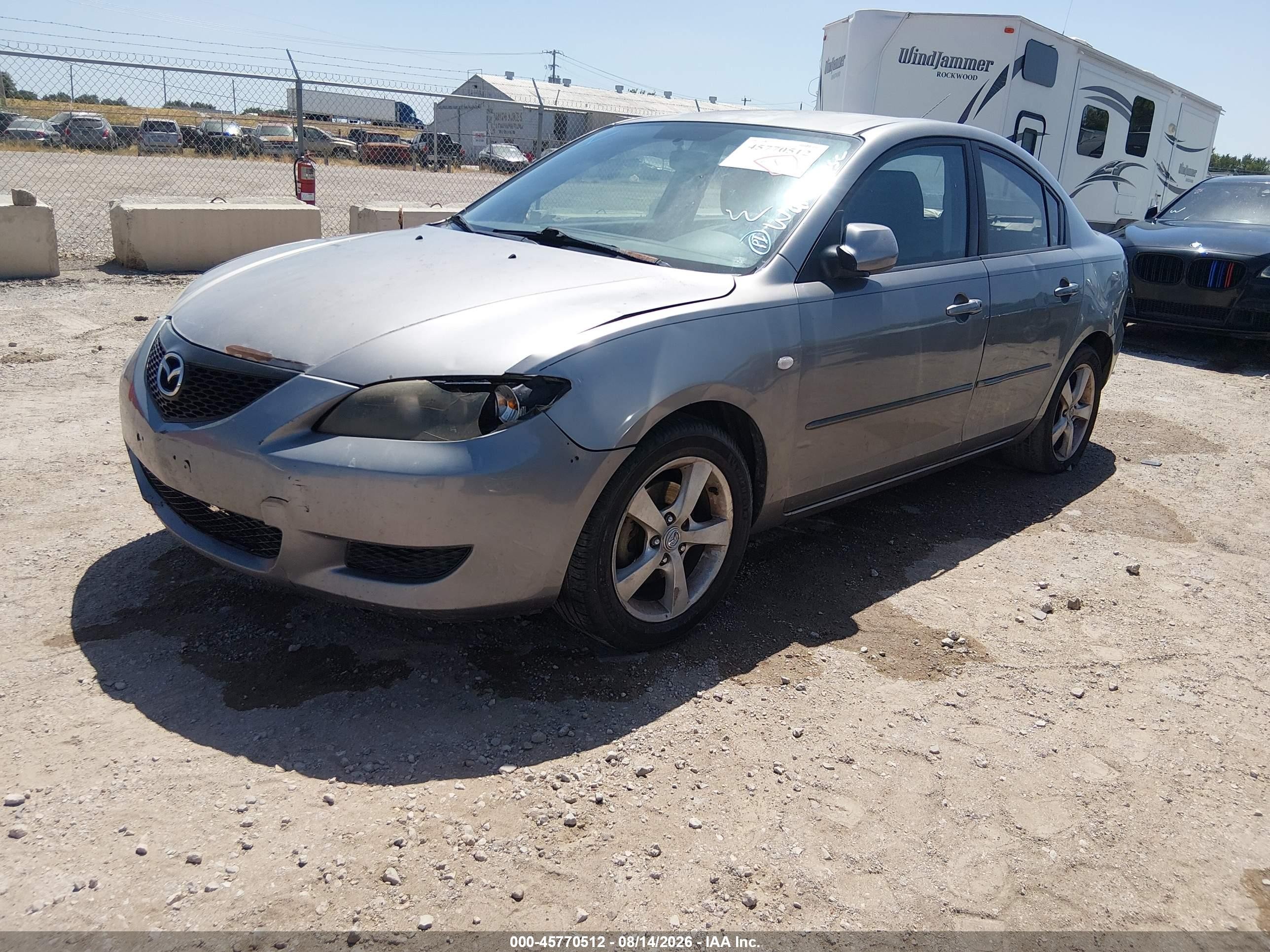2006 Mazda Mazda3 I Touring Gray vin: JM1BK12F461501115