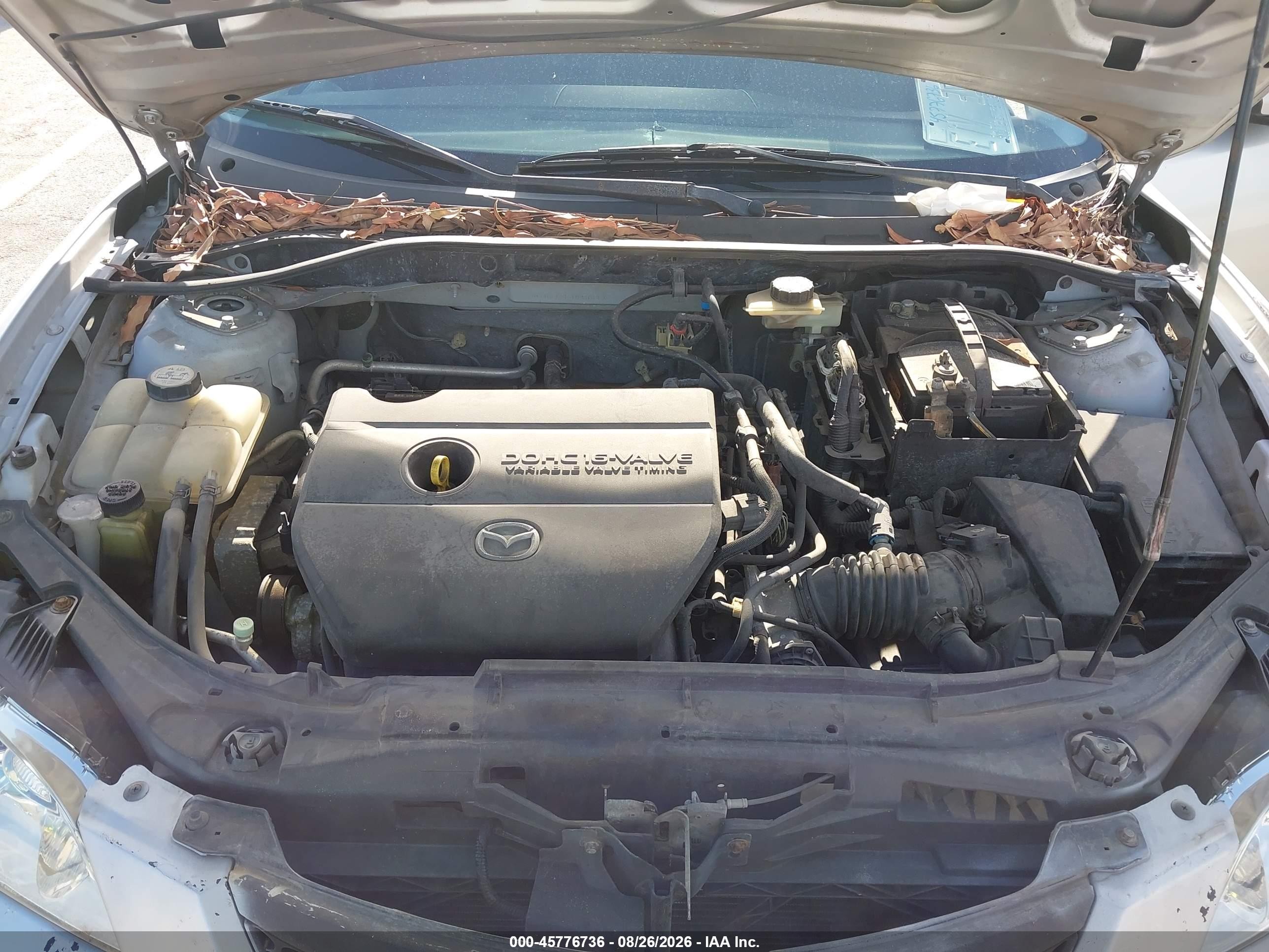 2006 Mazda 3 I Silver vin: JM1BK12F461534924