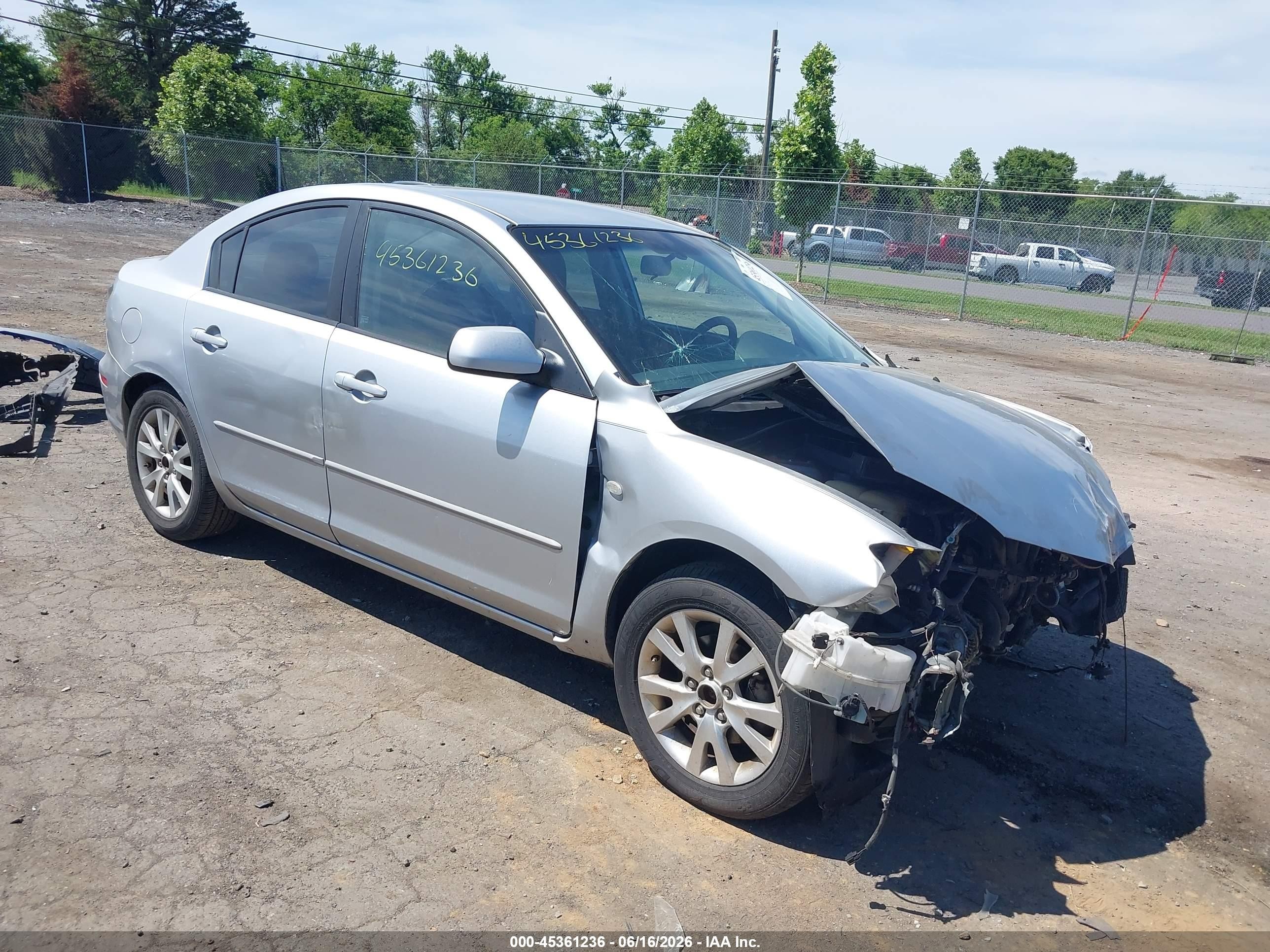 2007 Mazda Mazda3 I Silver vin: JM1BK12F471673470