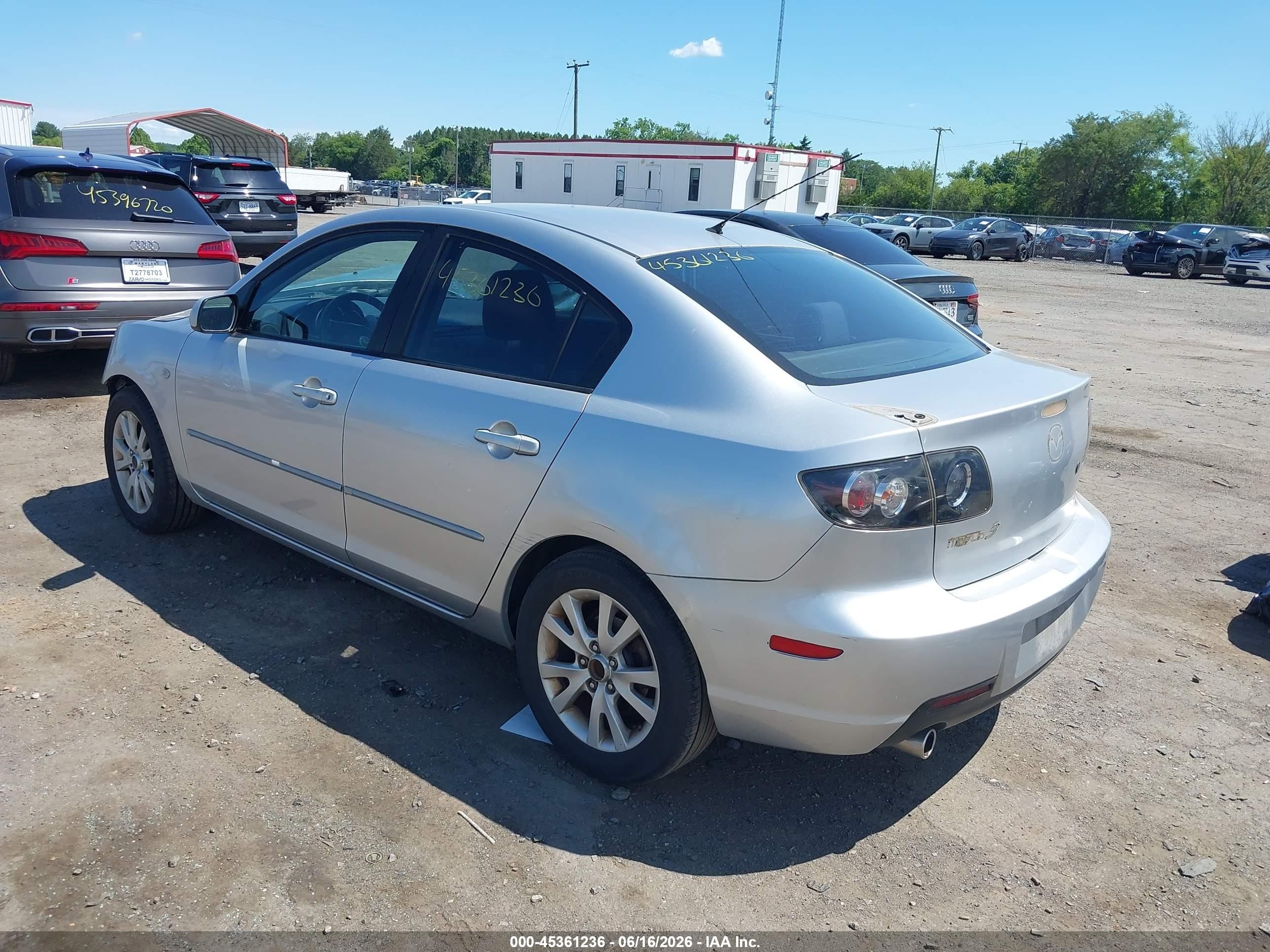 2007 Mazda Mazda3 I Silver vin: JM1BK12F471673470