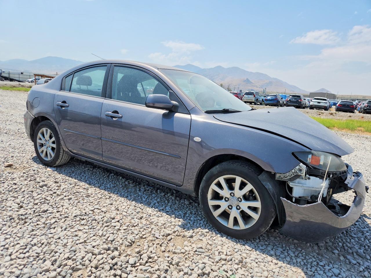2008 Mazda 3 I Gray vin: JM1BK12F481791939