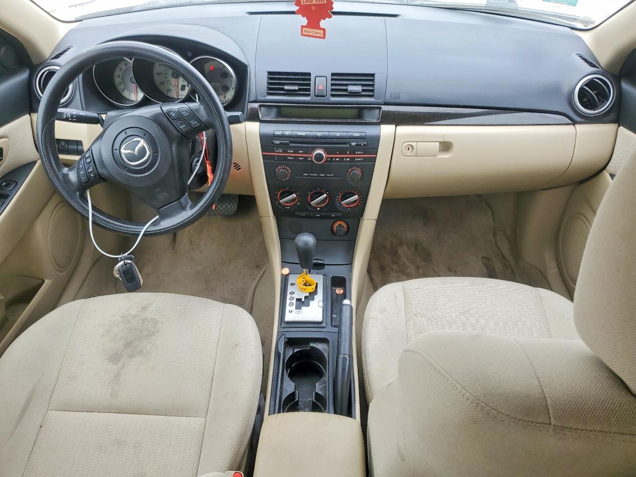 2008 Mazda 3 I Tan vin: JM1BK12F481796235