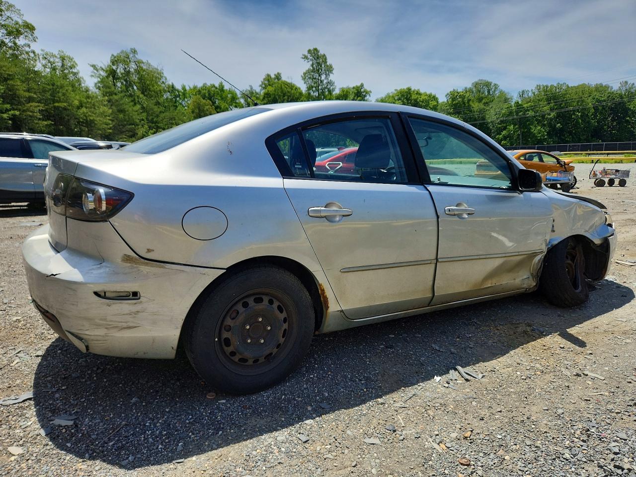 2007 Mazda Mazda3 Серебряный vin: JM1BK12F571639053