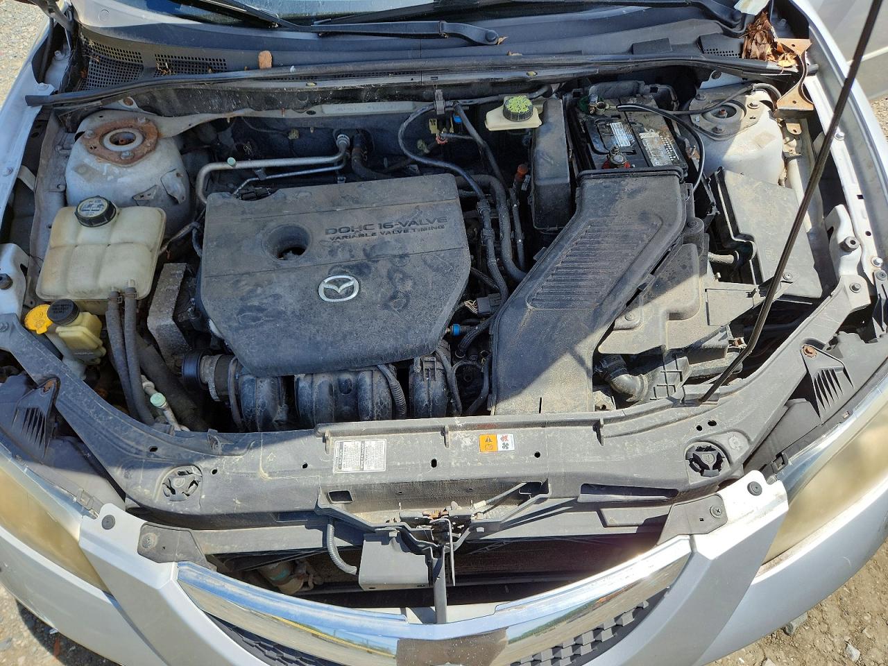 2007 Mazda Mazda3 Серебряный vin: JM1BK12F571639053