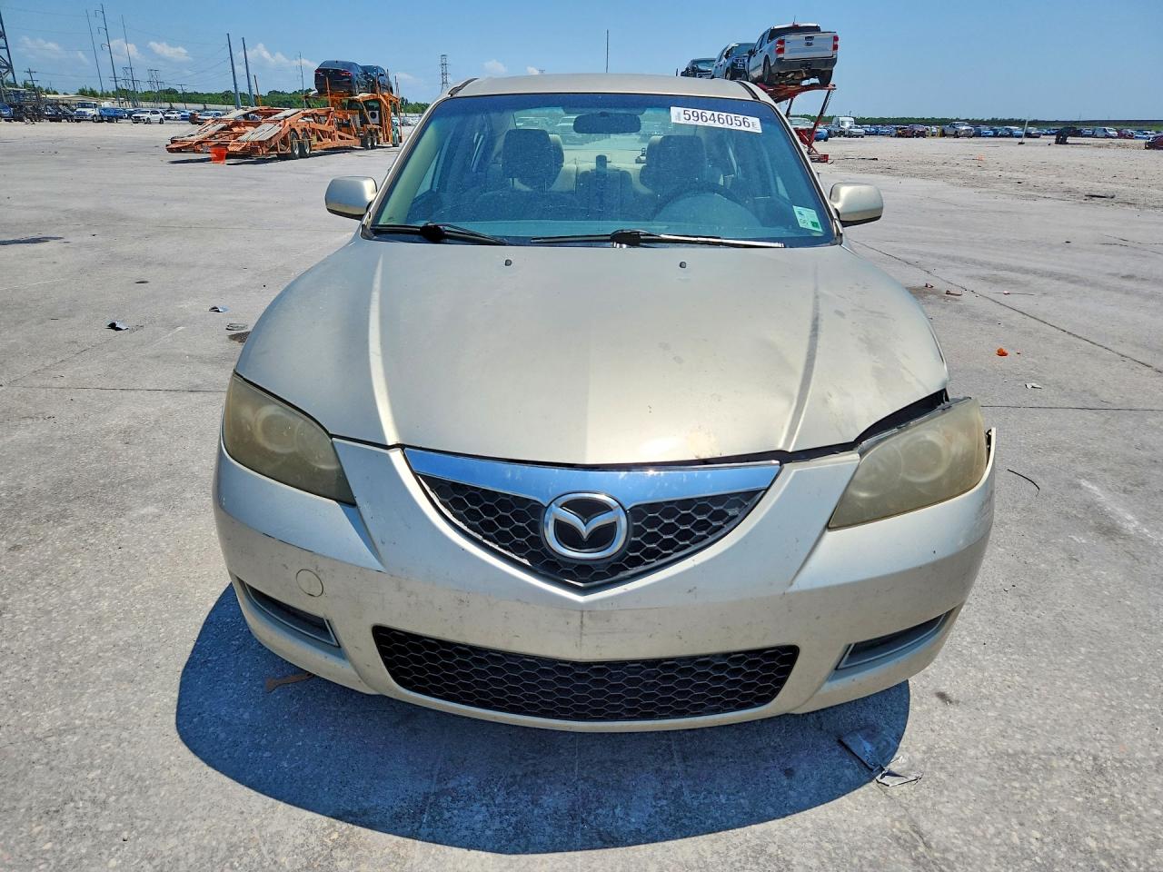 2007 Mazda 3 I Beige vin: JM1BK12F571747060