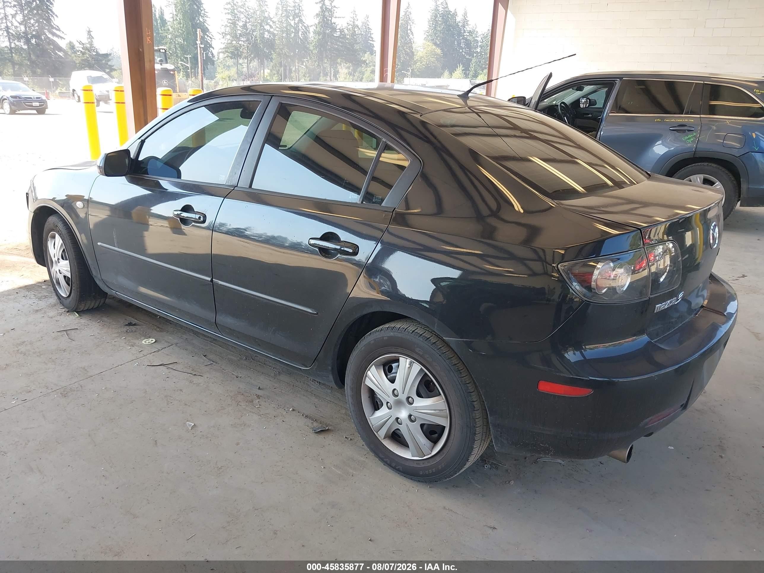 2008 Mazda Mazda3 I Sport Black vin: JM1BK12F581100577
