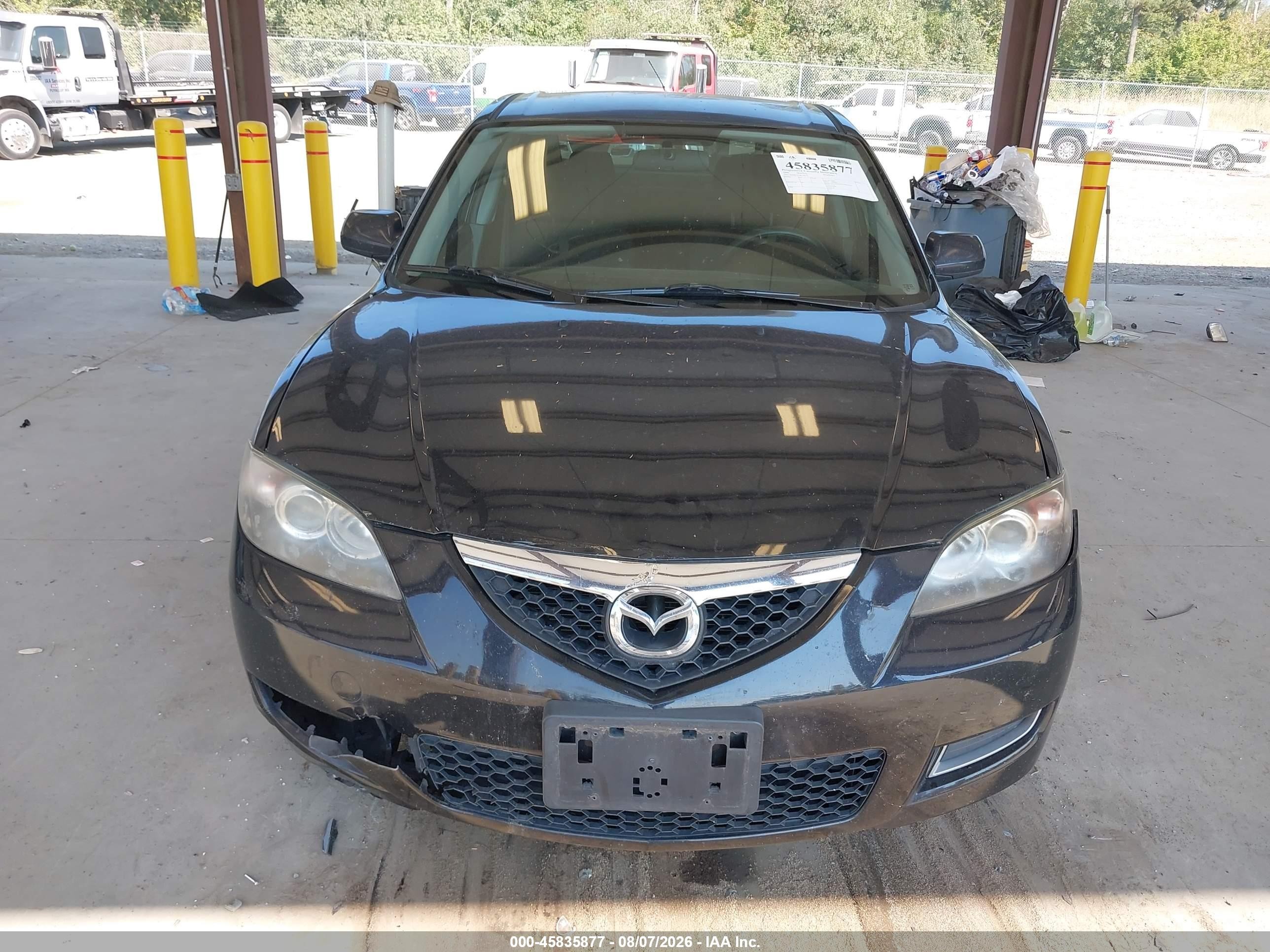2008 Mazda Mazda3 I Sport Black vin: JM1BK12F581100577