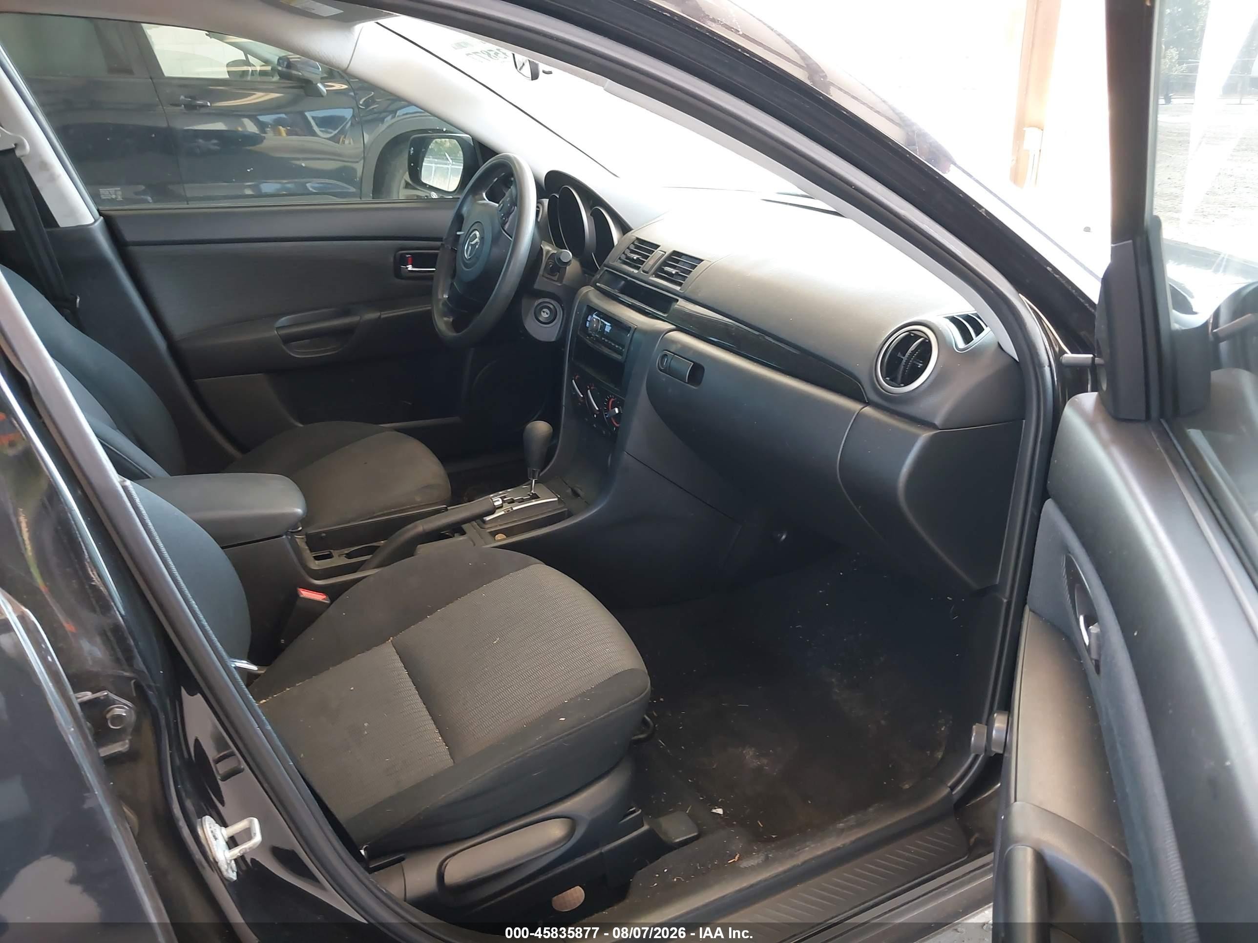 2008 Mazda Mazda3 I Sport Black vin: JM1BK12F581100577
