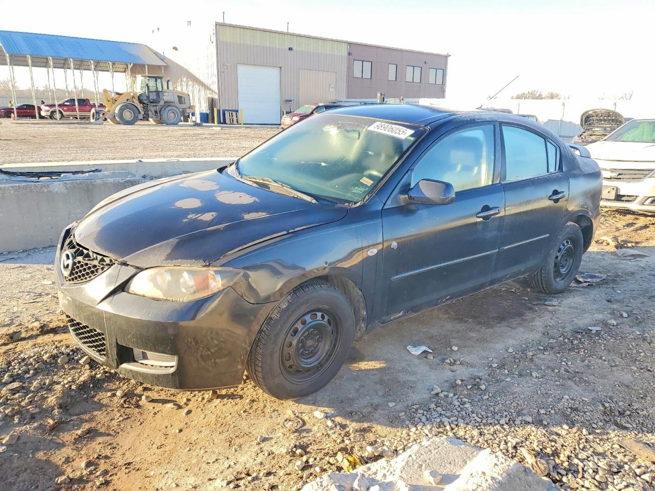 2008 Mazda 3 I Black vin: JM1BK12F581175778