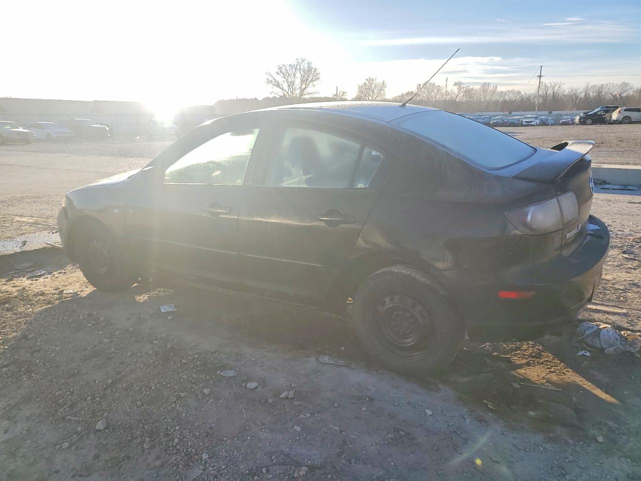 2008 Mazda 3 I Black vin: JM1BK12F581175778