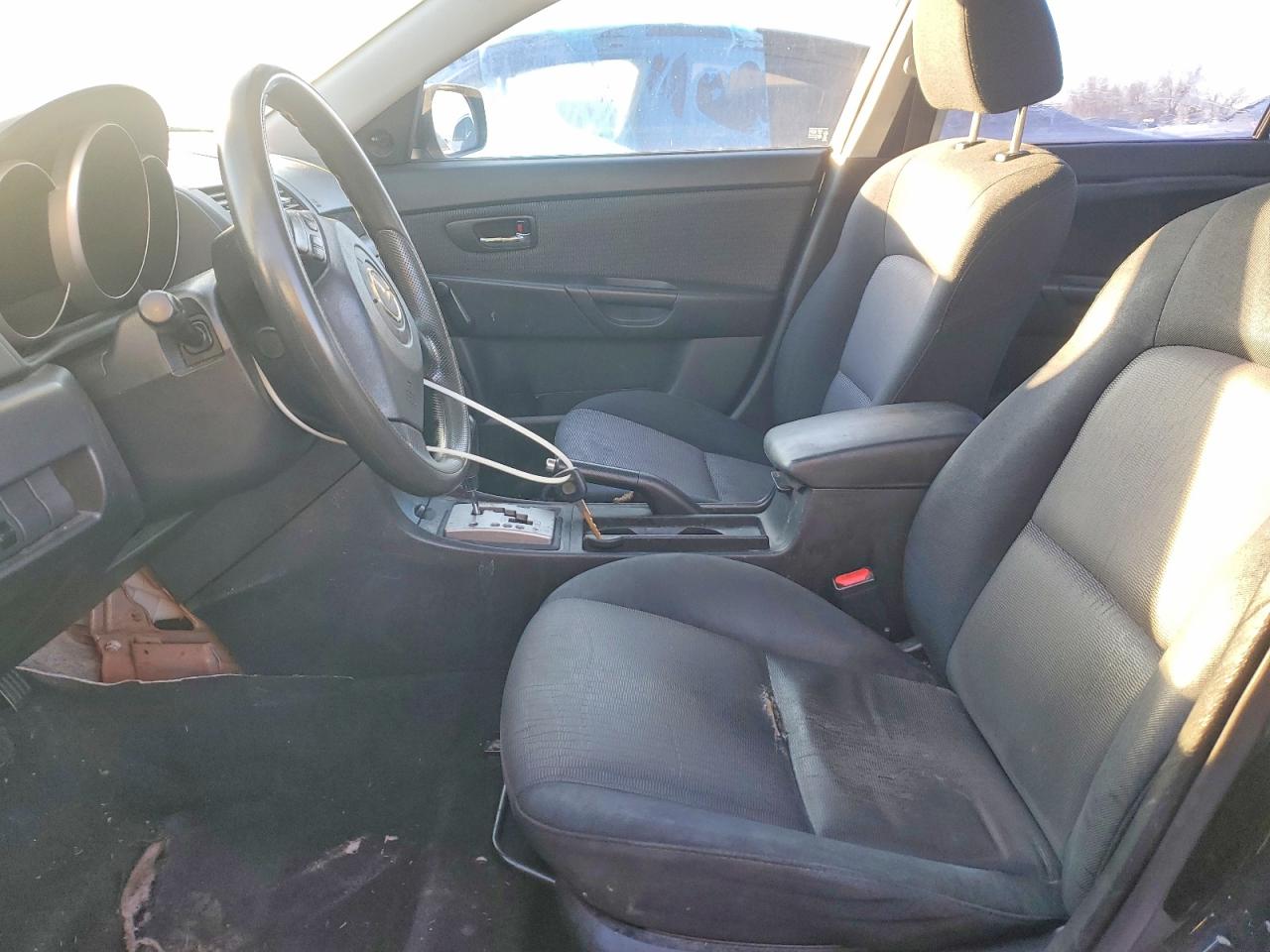 2008 Mazda 3 I Black vin: JM1BK12F581175778
