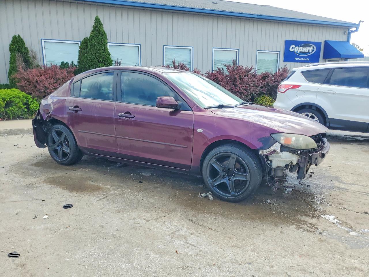 2008 Mazda 3 I Purple vin: JM1BK12F581775264