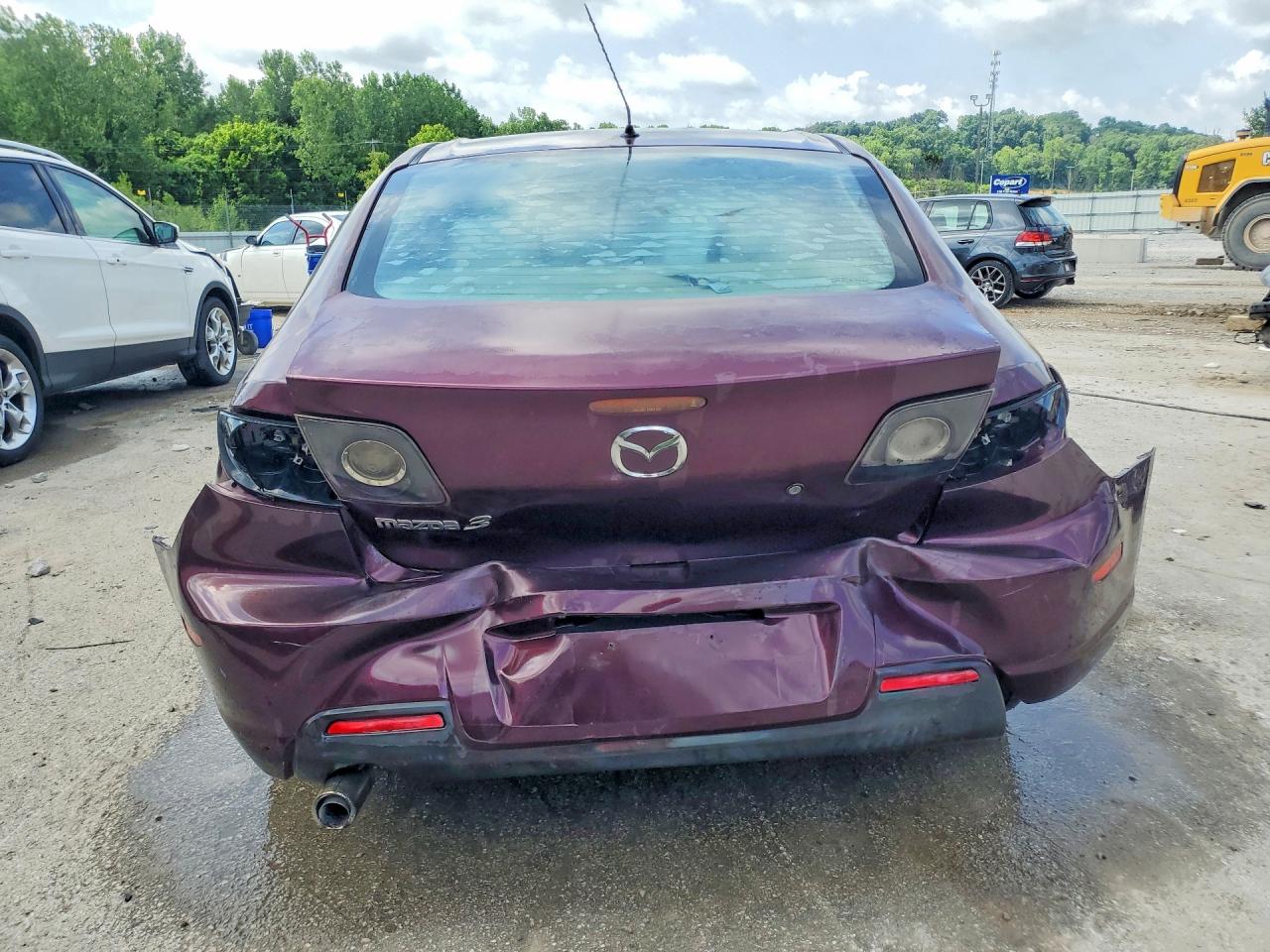 2008 Mazda 3 I Purple vin: JM1BK12F581775264