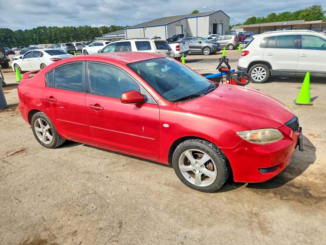 2005 Mazda 3 I Красный vin: JM1BK12F651248281