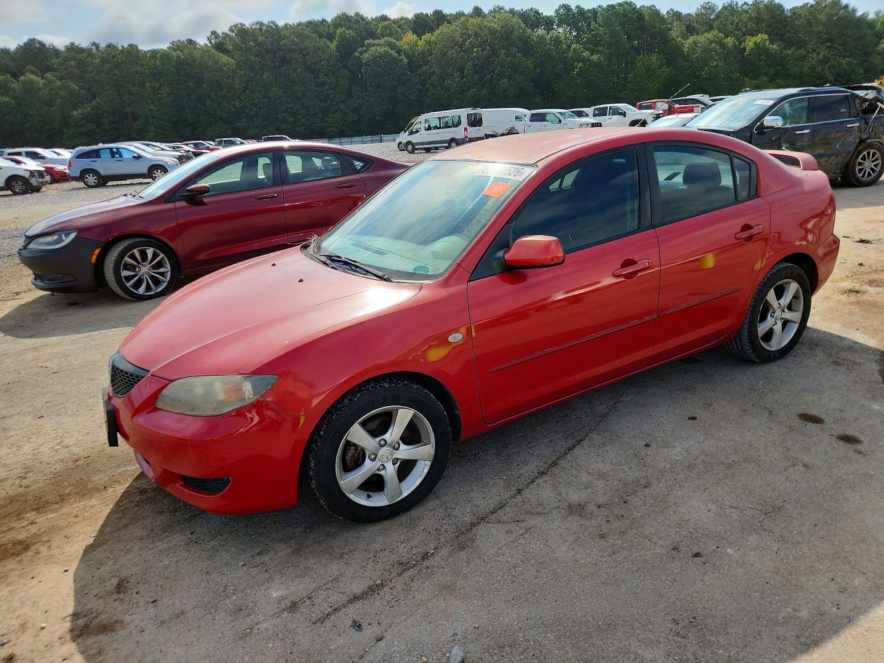 2005 Mazda 3 I Red vin: JM1BK12F651248281