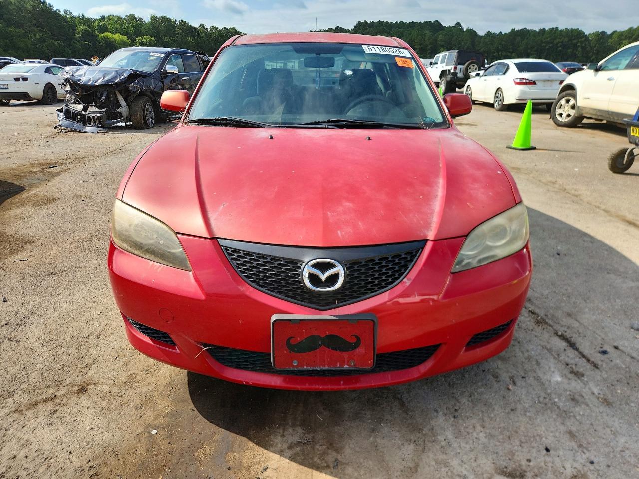 2005 Mazda 3 I Красный vin: JM1BK12F651248281