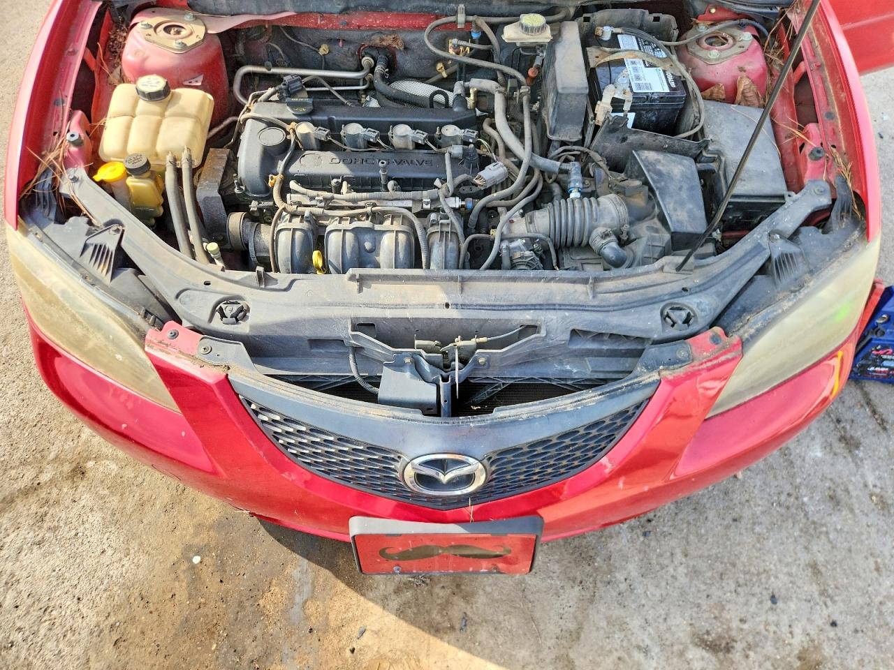 2005 Mazda 3 I Красный vin: JM1BK12F651248281