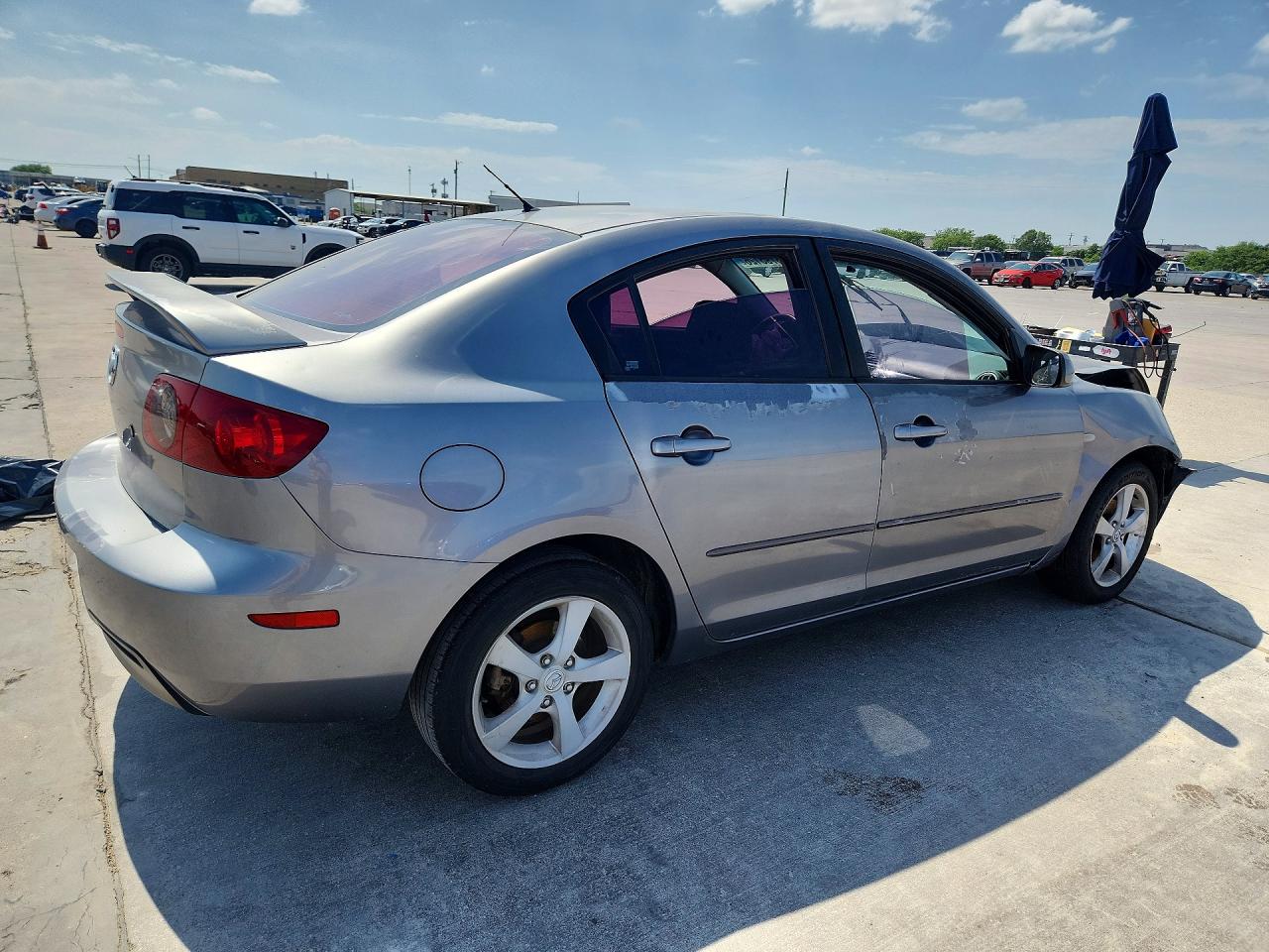 2005 Mazda 3 I Gray vin: JM1BK12F651275562