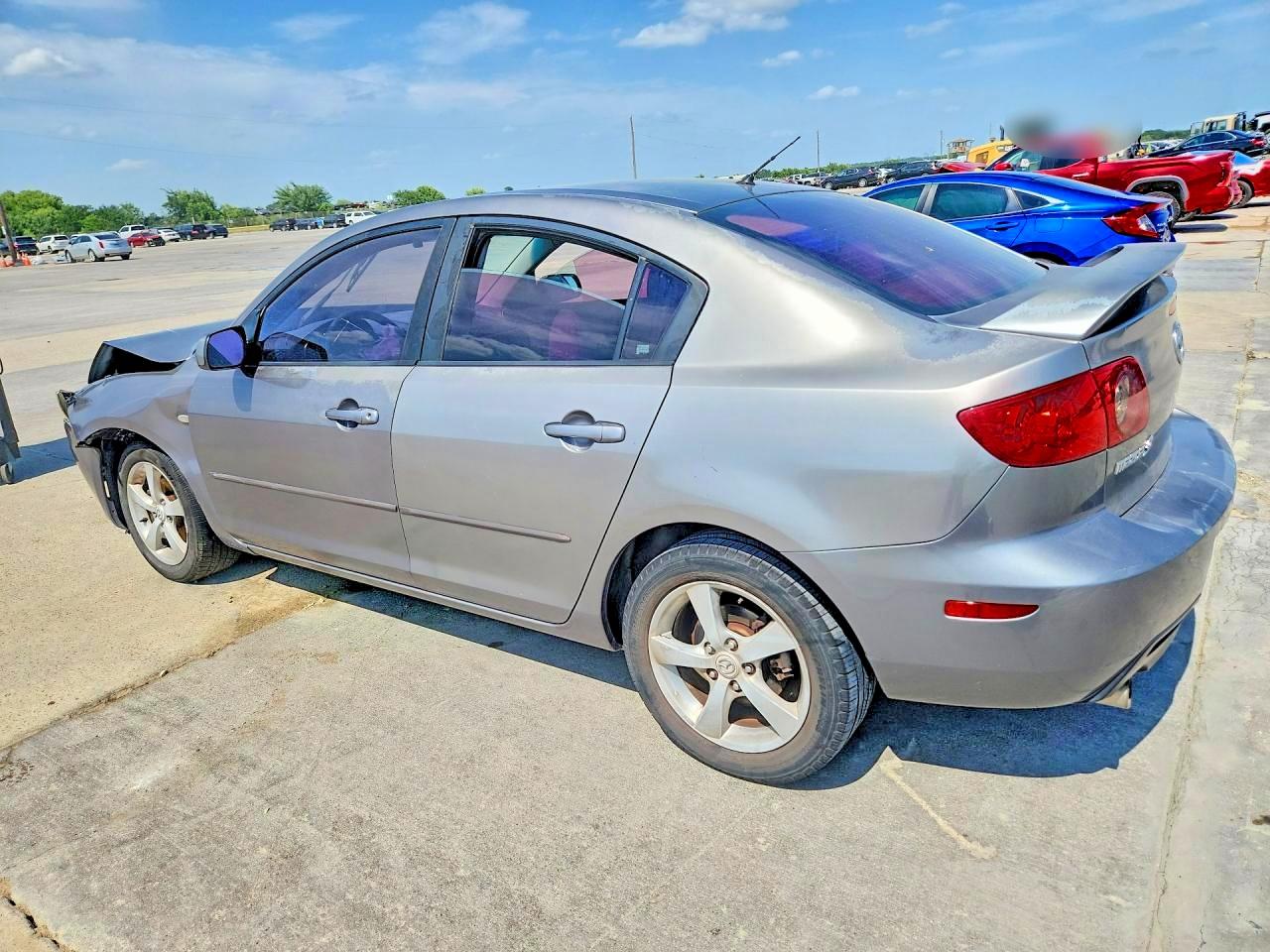 2005 Mazda 3 I Gray vin: JM1BK12F651275562