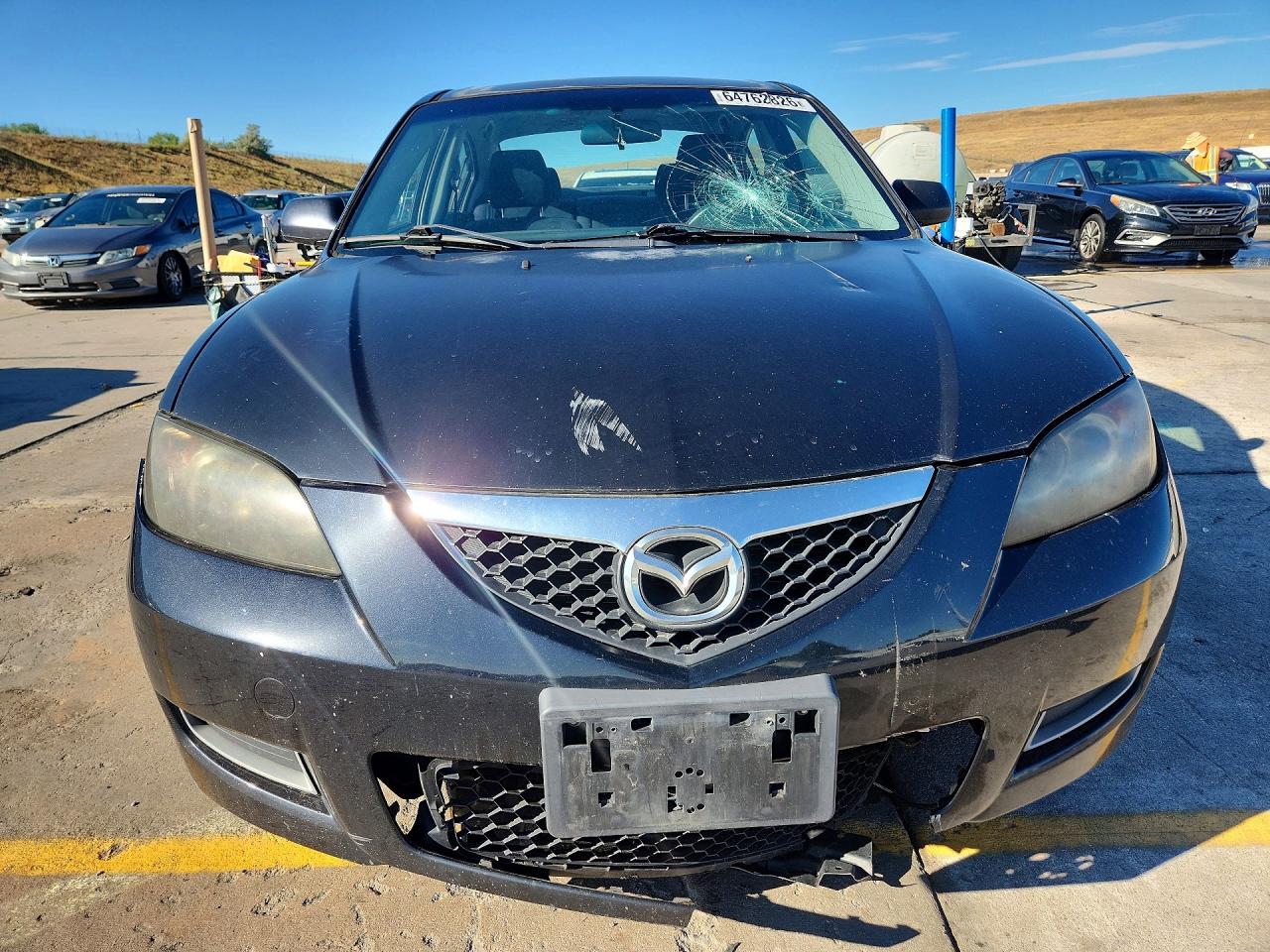 2007 Mazda 3 I Black vin: JM1BK12F671627705