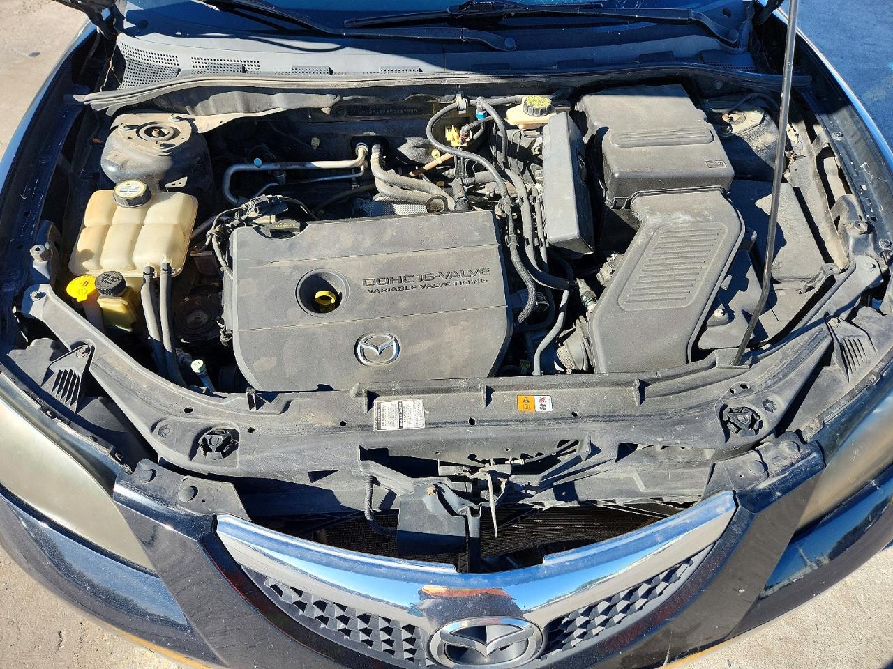 2007 Mazda 3 I Black vin: JM1BK12F671627705