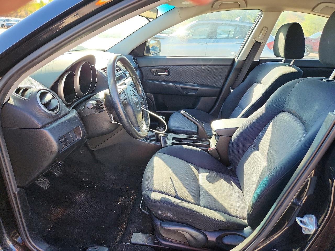 2007 Mazda 3 I Black vin: JM1BK12F671627705