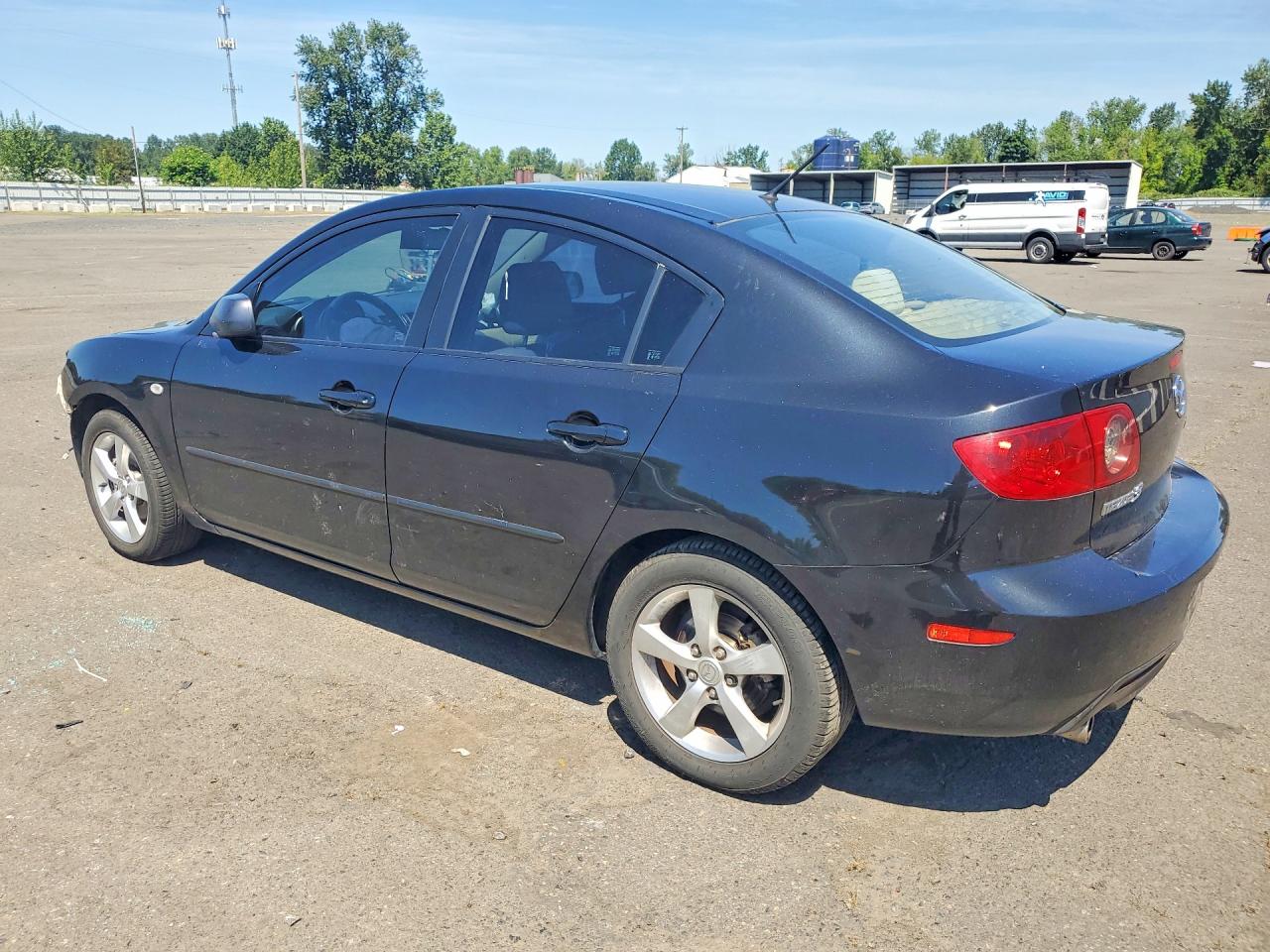 2004 Mazda 3 I Black vin: JM1BK12F741111896