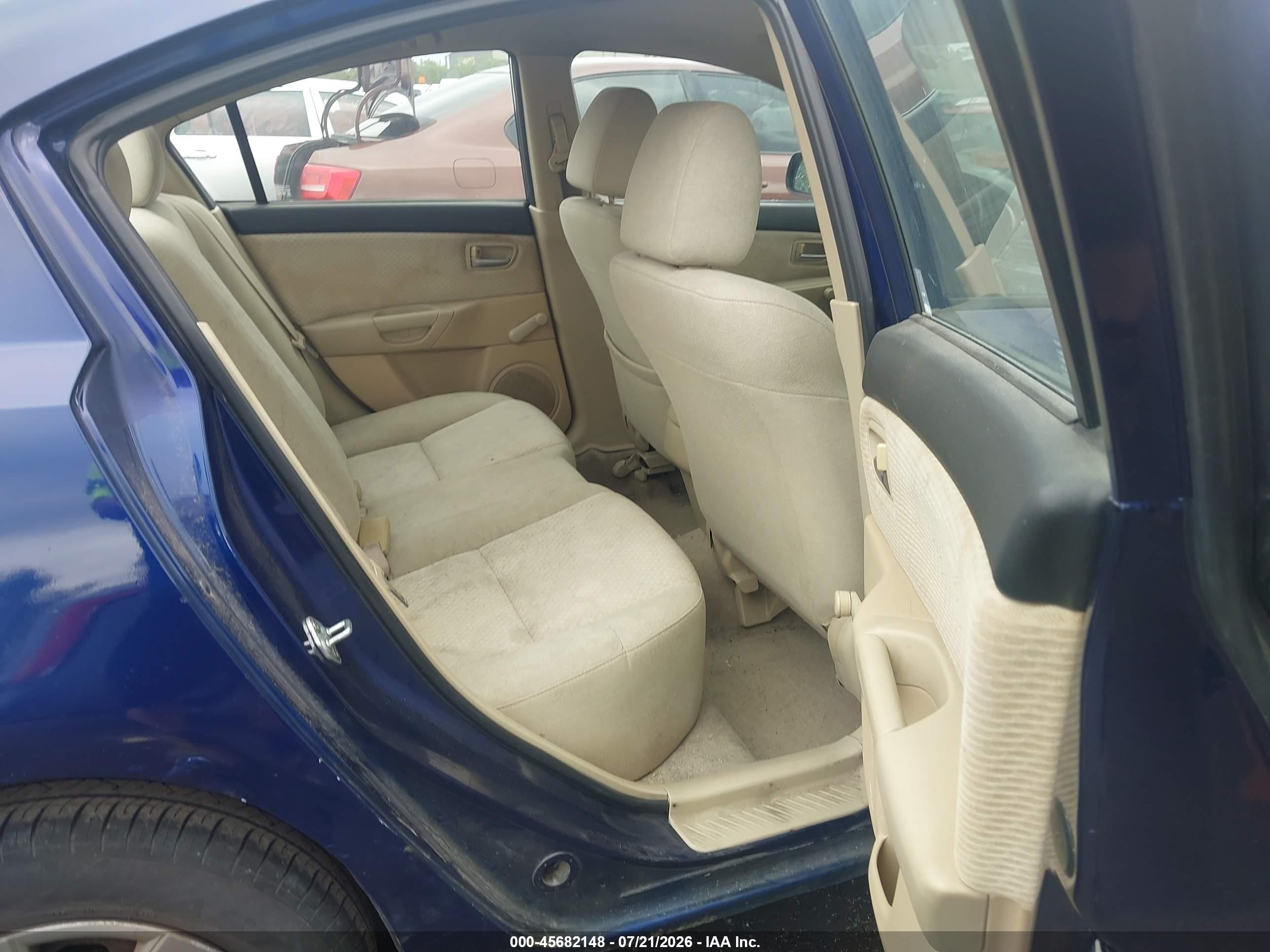 2006 Mazda Mazda3 I Dark Blue vin: JM1BK12F761511931
