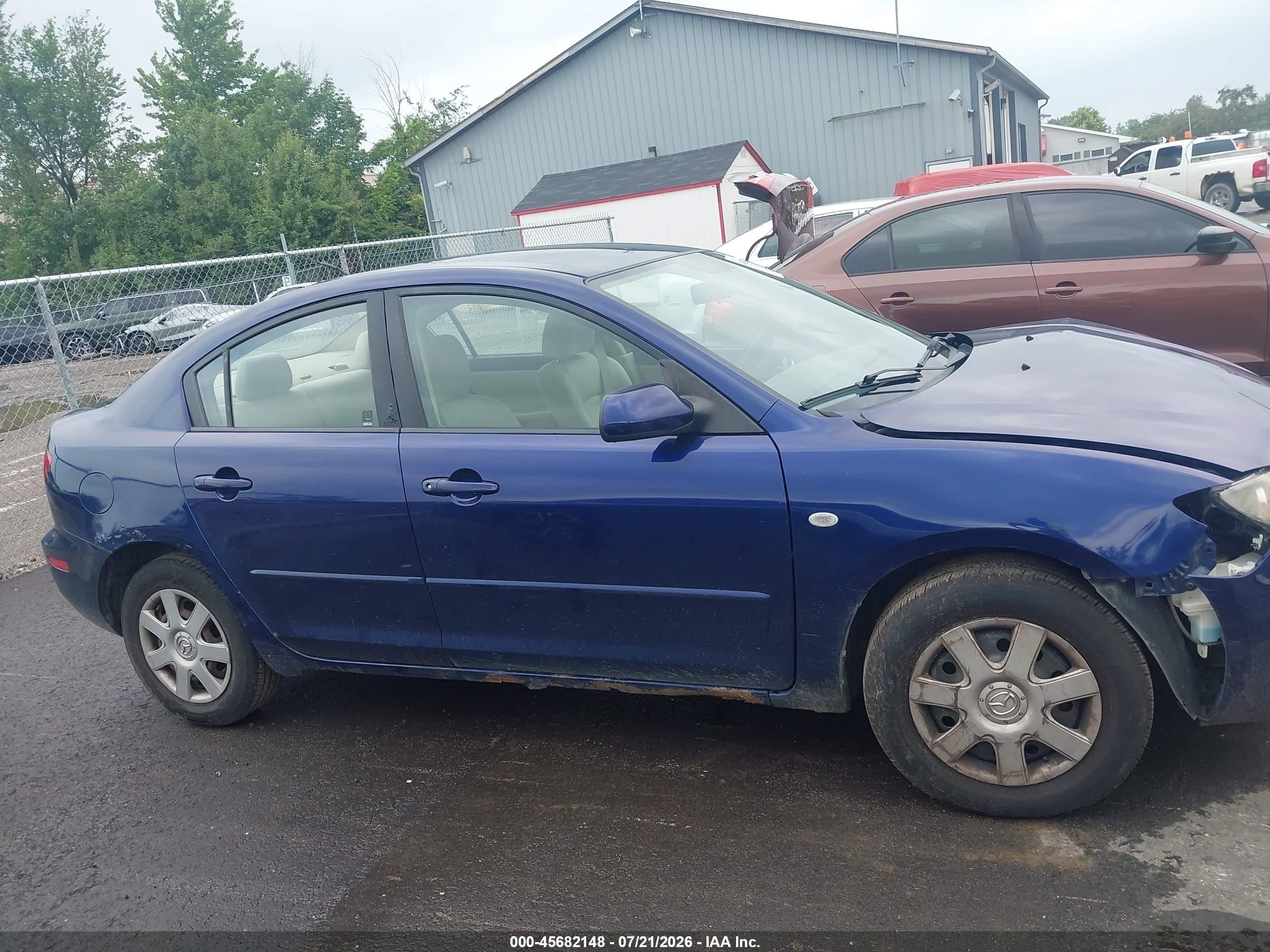 2006 Mazda Mazda3 I Dark Blue vin: JM1BK12F761511931