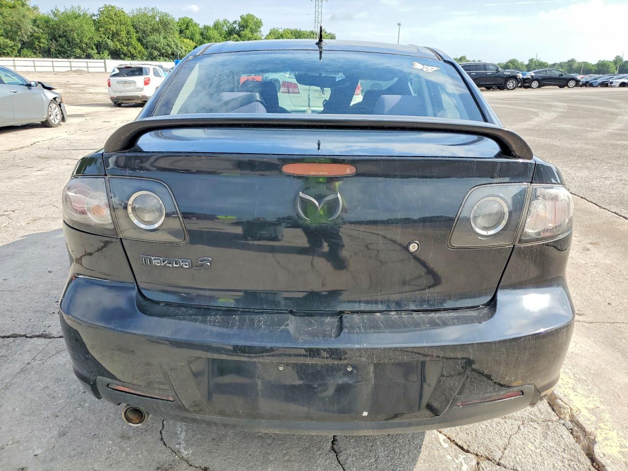 2008 Mazda 3 I Black vin: JM1BK12F781797086