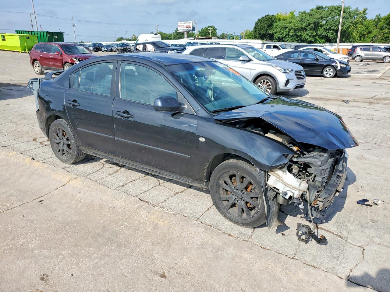 2008 Mazda 3 I Black vin: JM1BK12F781797086