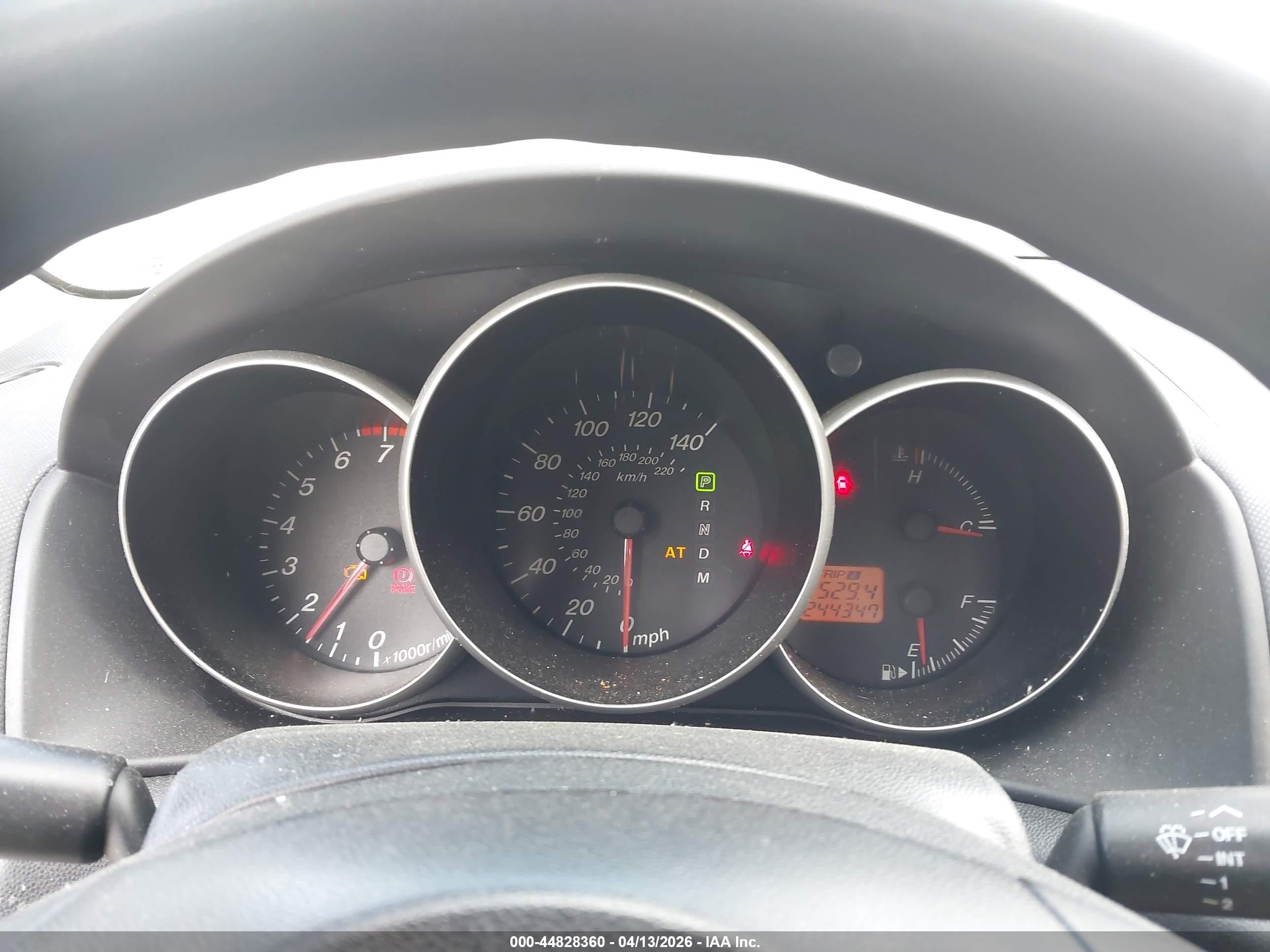 2005 Mazda Mazda3 I Gray vin: JM1BK12F851326995