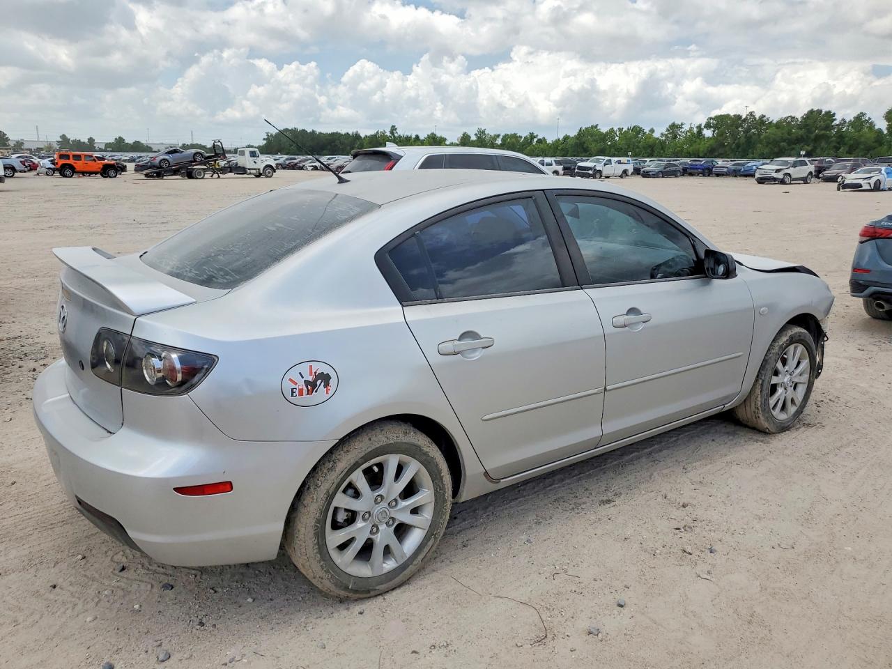 2007 Mazda 3 I Silver vin: JM1BK12F871650483