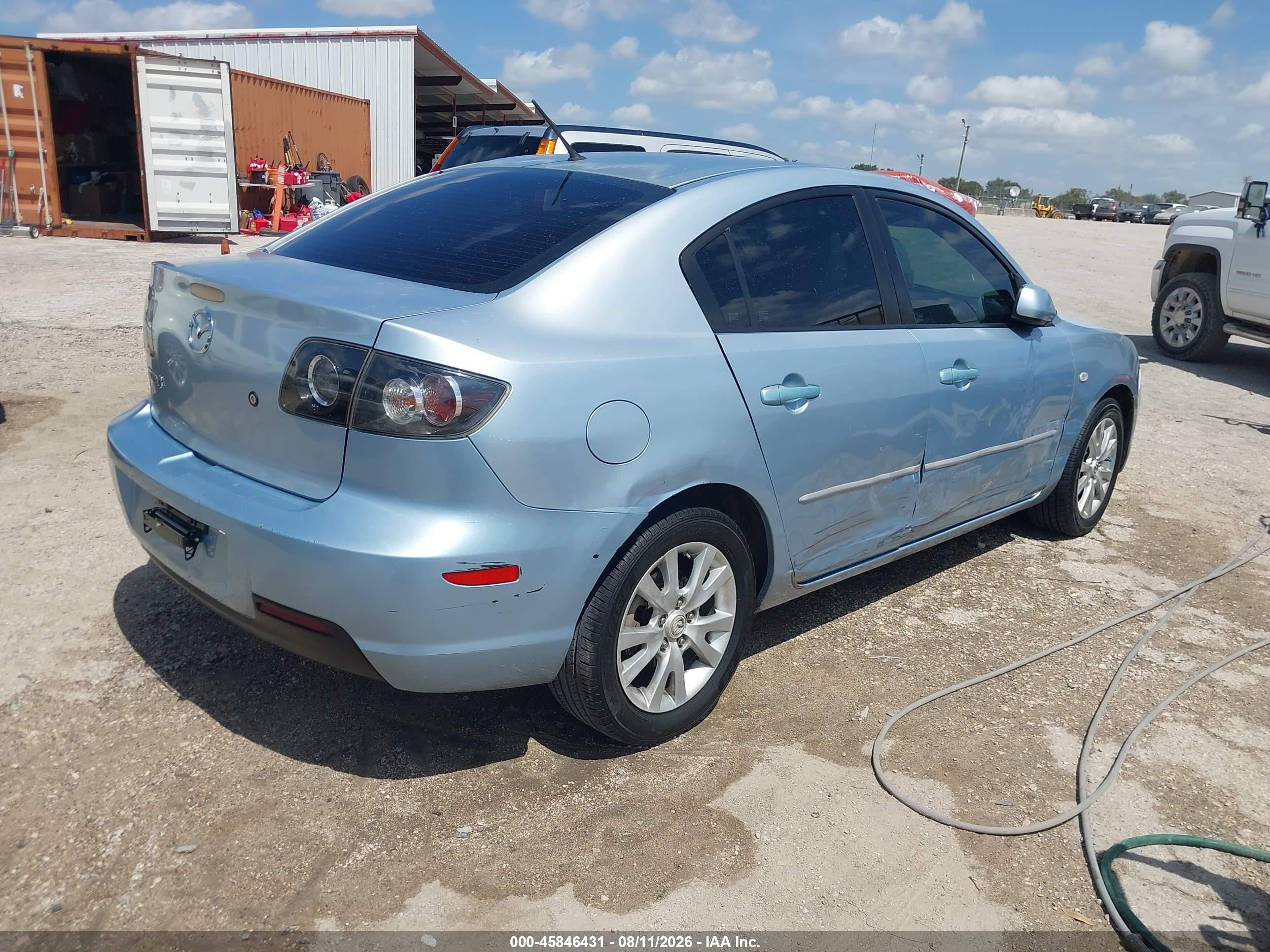 2007 Mazda Mazda3 I Silver vin: JM1BK12F871731449