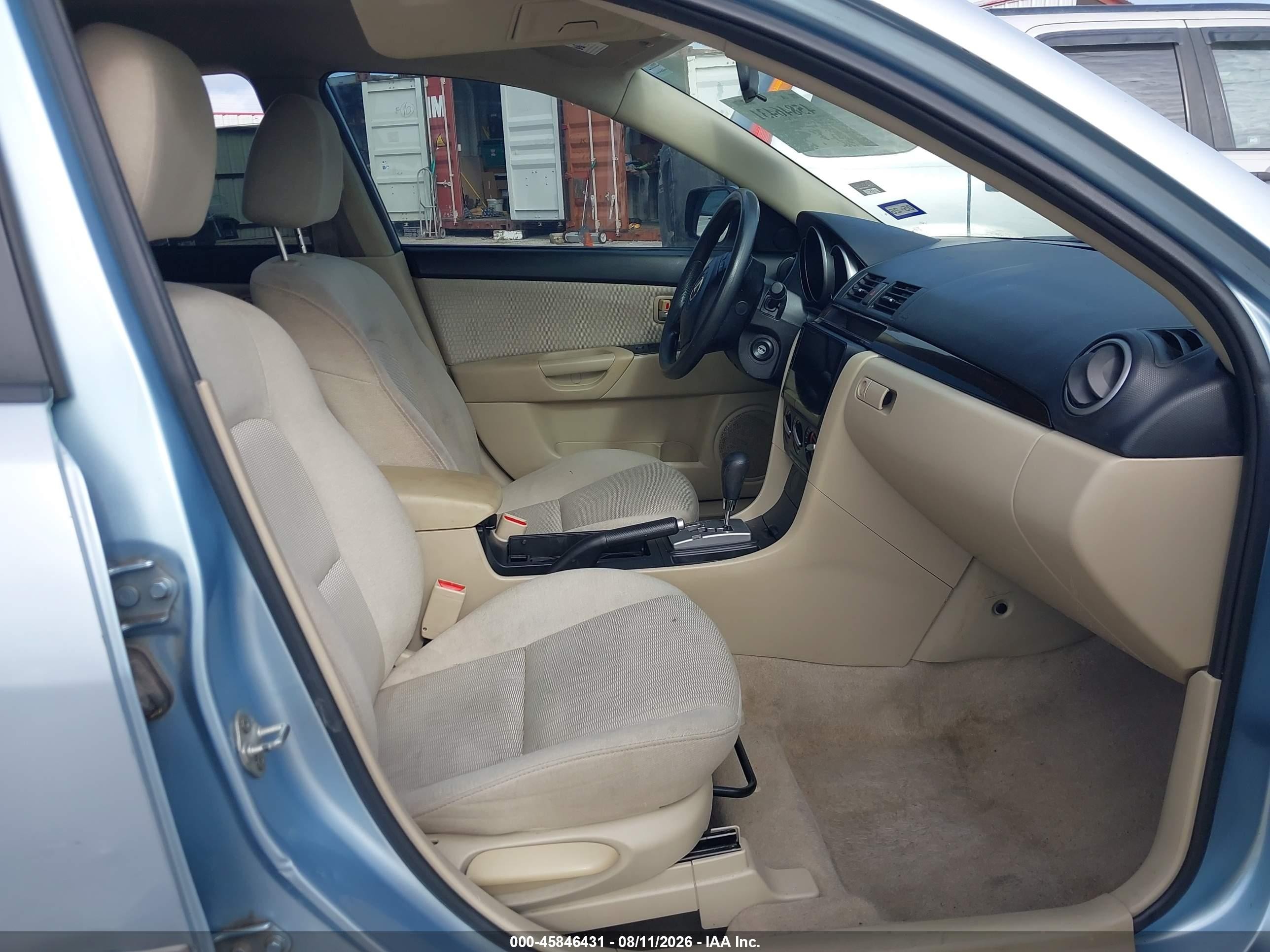 2007 Mazda Mazda3 I Silver vin: JM1BK12F871731449