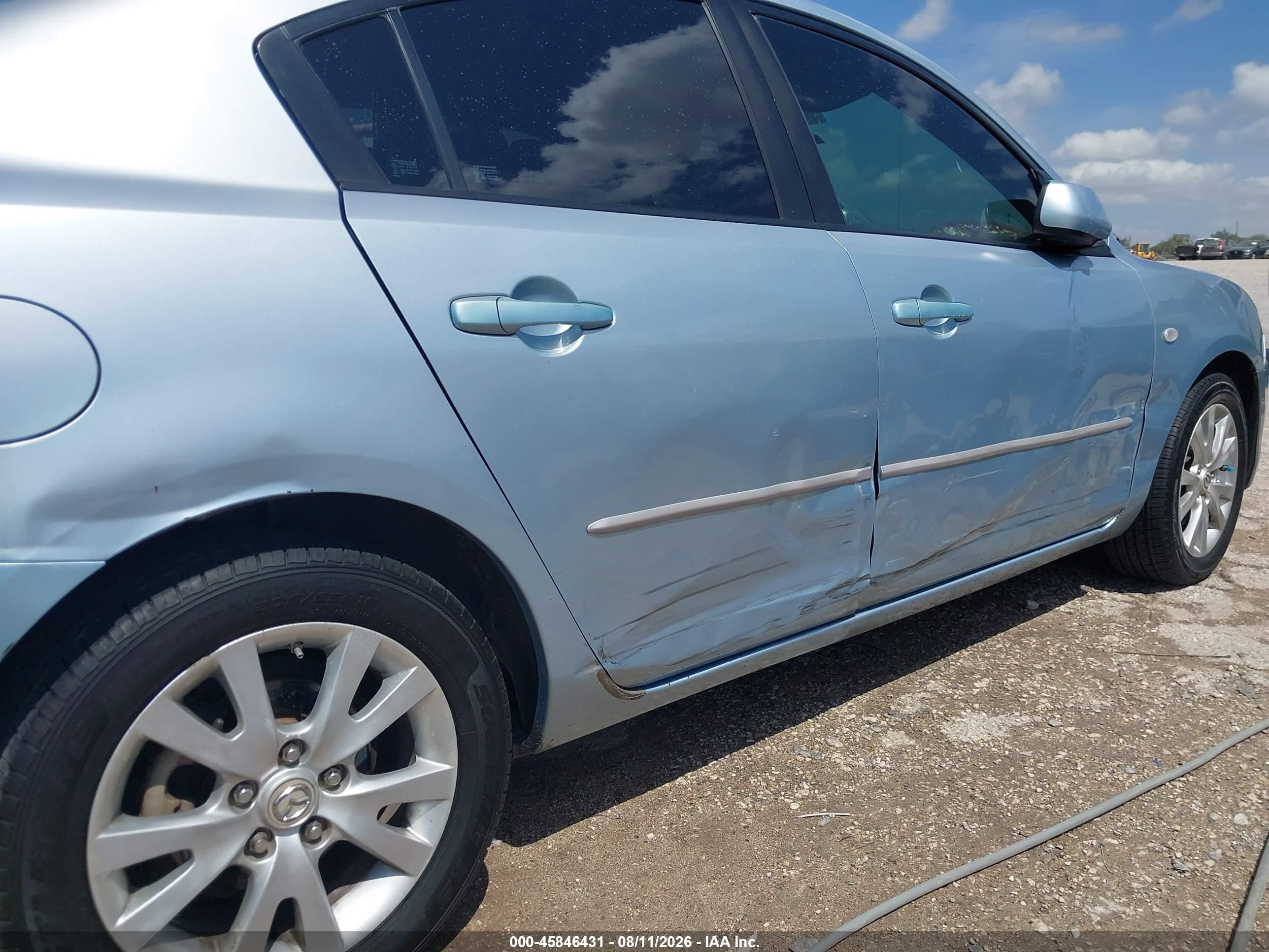 2007 Mazda Mazda3 I Silver vin: JM1BK12F871731449