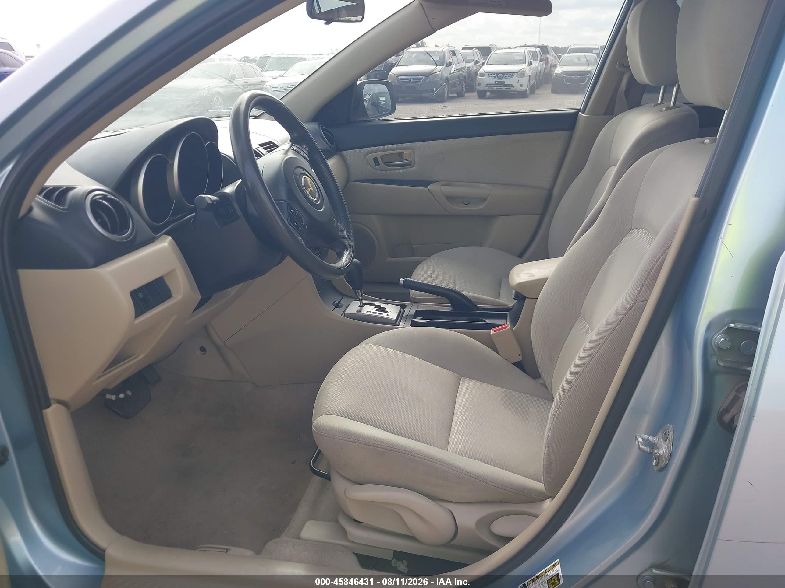 2007 Mazda Mazda3 I Silver vin: JM1BK12F871731449