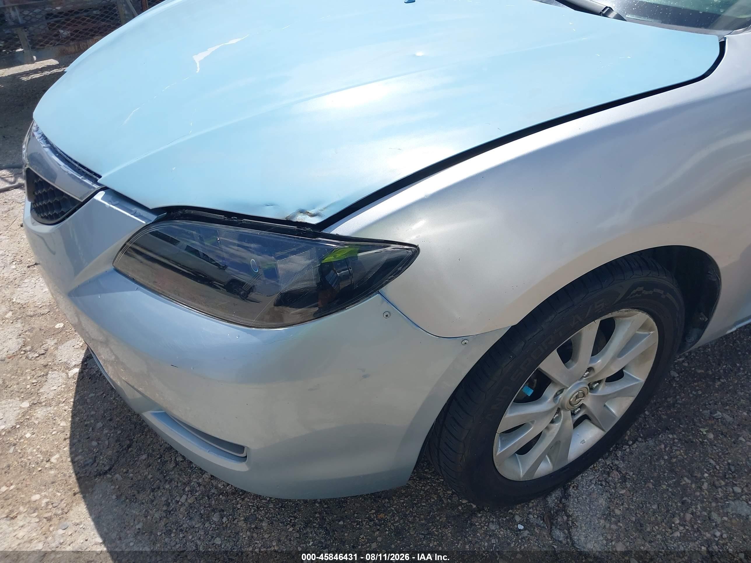 2007 Mazda Mazda3 I Silver vin: JM1BK12F871731449