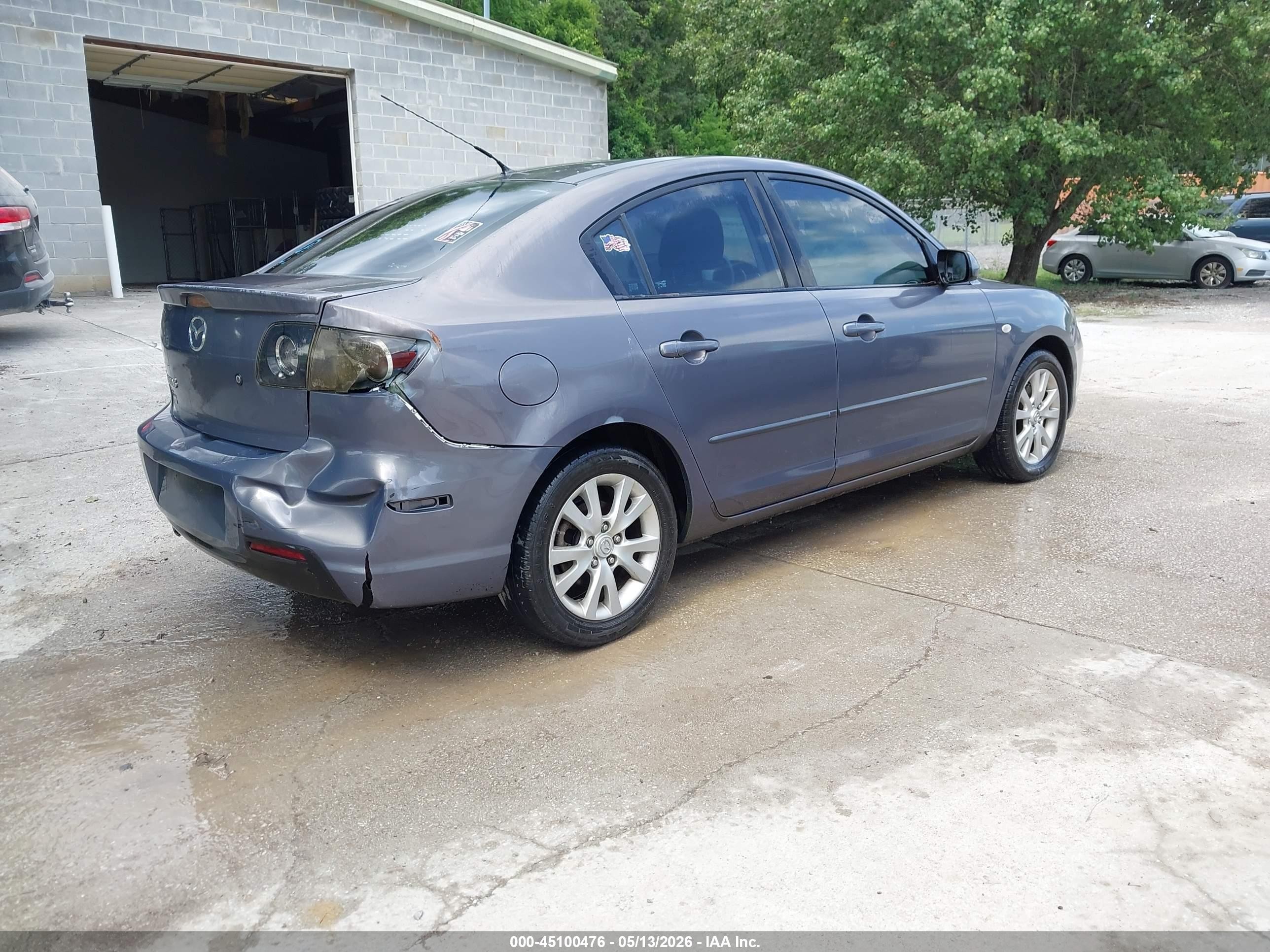 2008 Mazda Mazda3 I Gray vin: JM1BK12F881814011