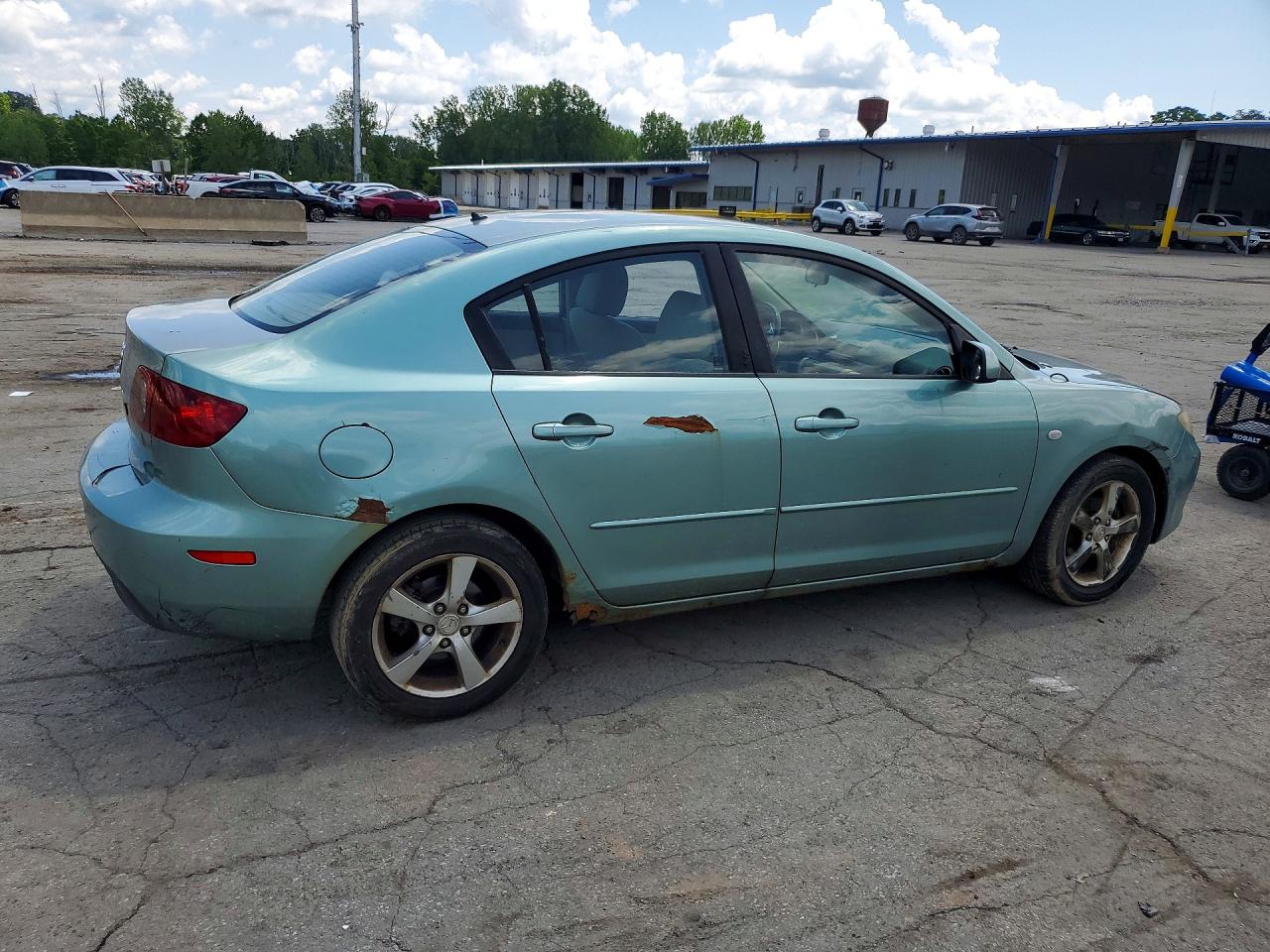 2004 Mazda 3 I Turquoise vin: JM1BK12F941167550