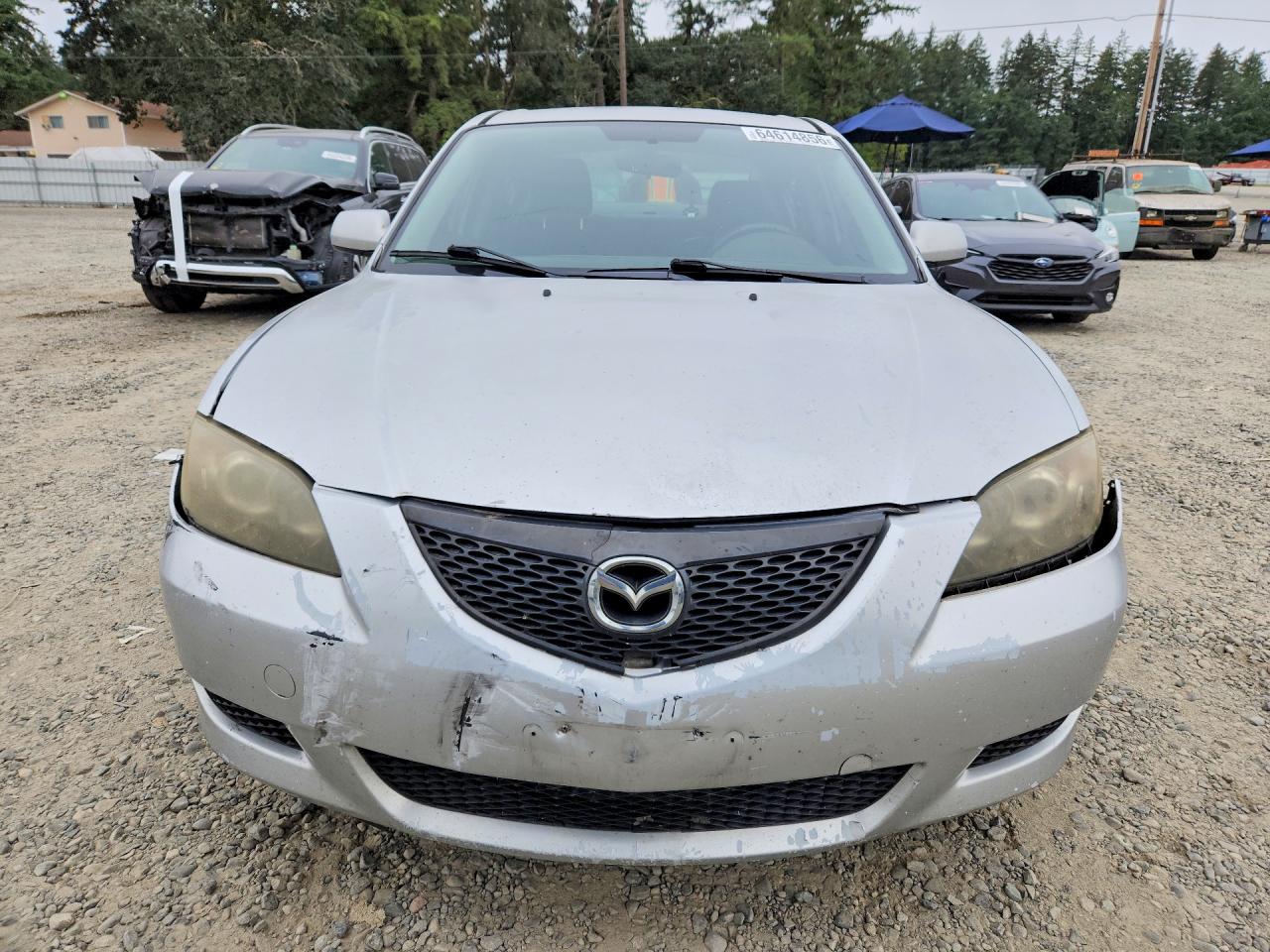 2004 Mazda 3 I Silver vin: JM1BK12F941175132