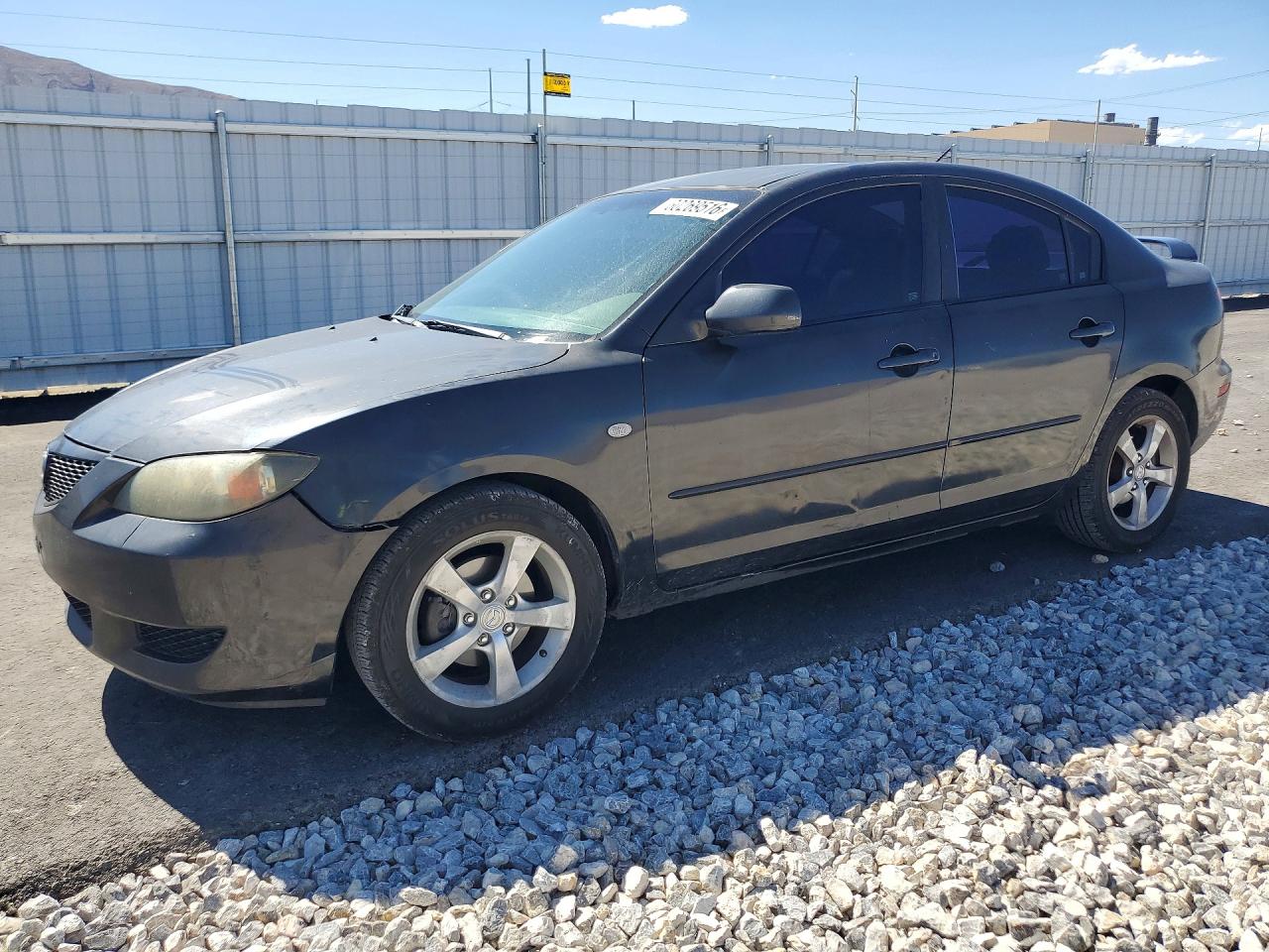 2005 Mazda 3 I Black vin: JM1BK12F951247433