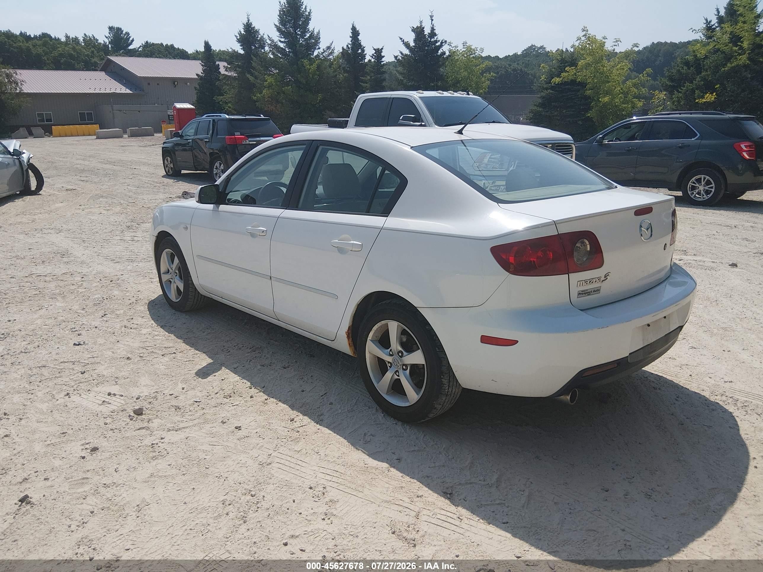 2006 Mazda Mazda3 I Touring White vin: JM1BK12F961413337