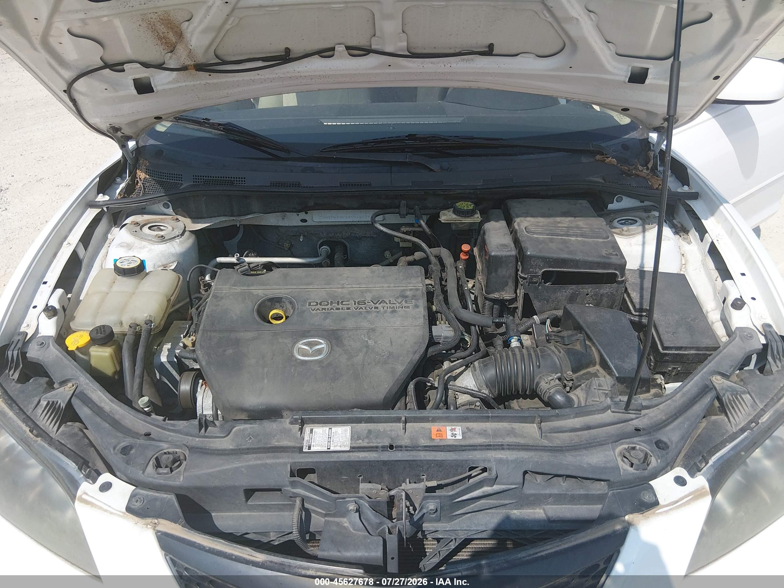2006 Mazda Mazda3 I Touring White vin: JM1BK12F961413337