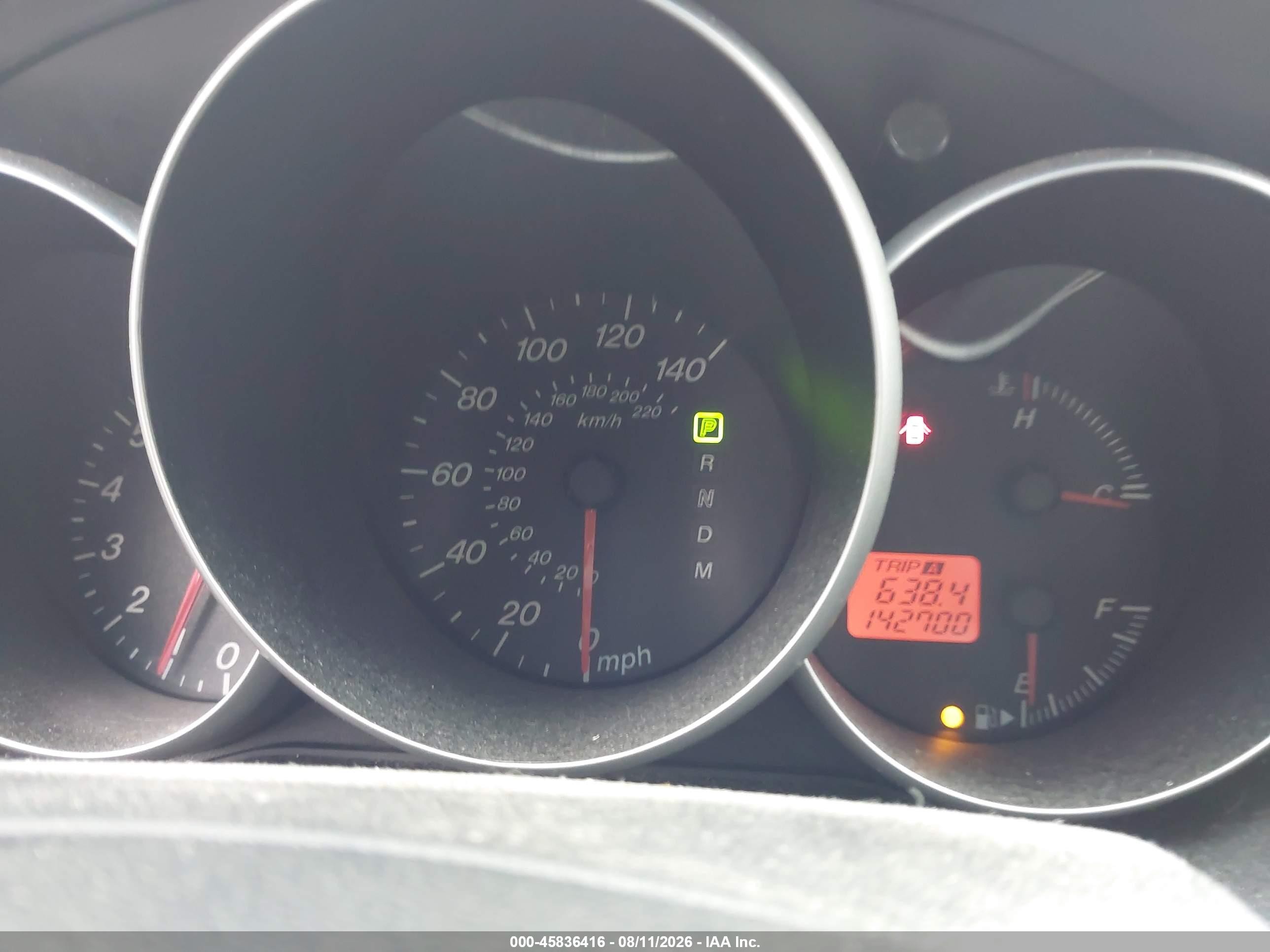 2006 Mazda Mazda3 I Серый vin: JM1BK12F961427173