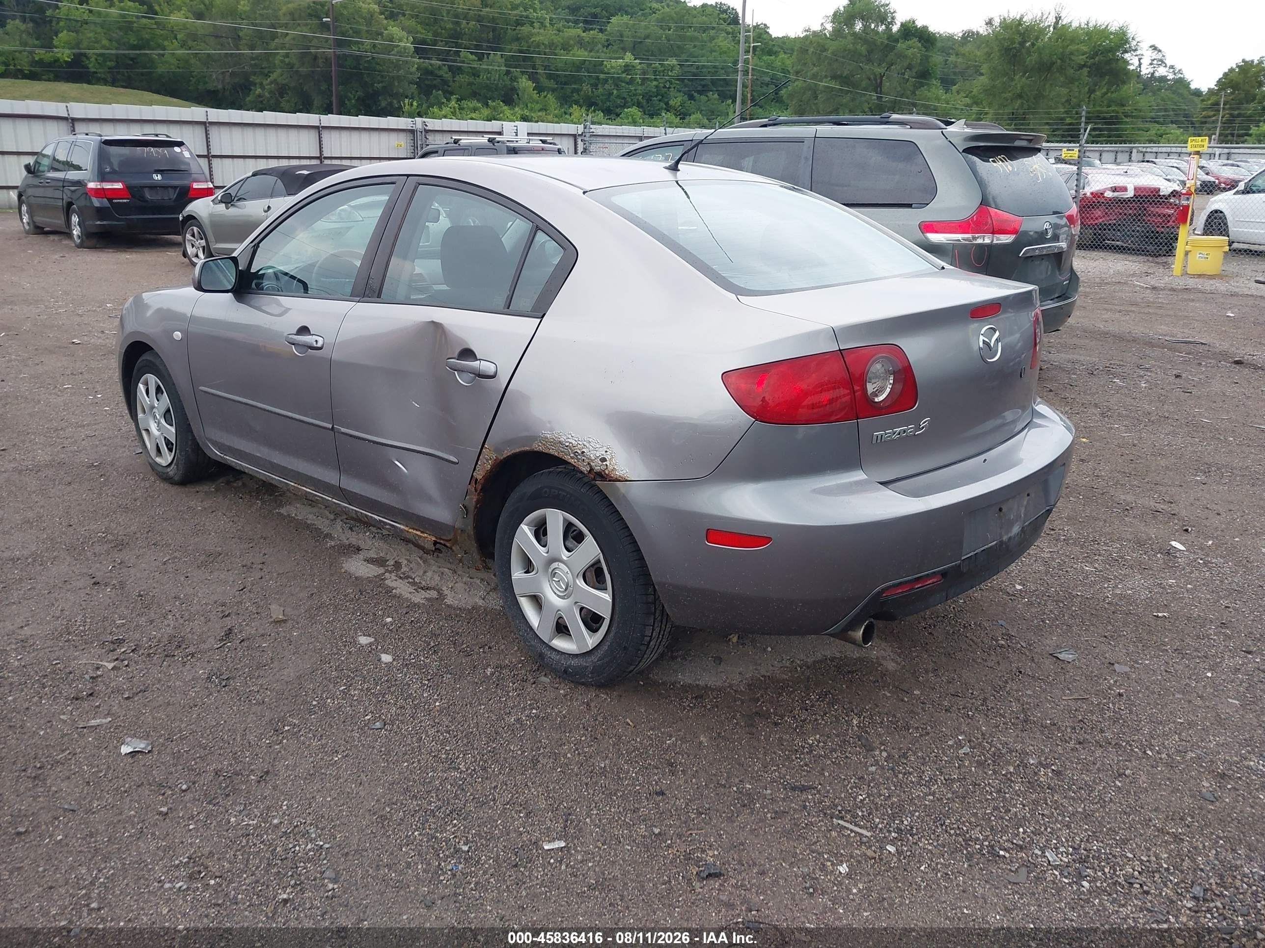 2006 Mazda Mazda3 I Серый vin: JM1BK12F961427173